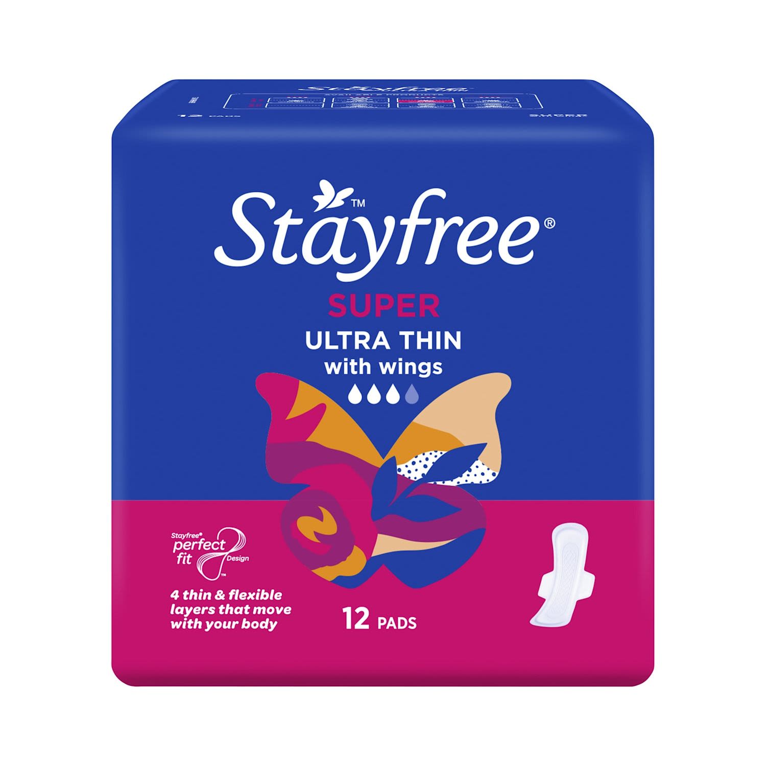 Stayfree 12 pack