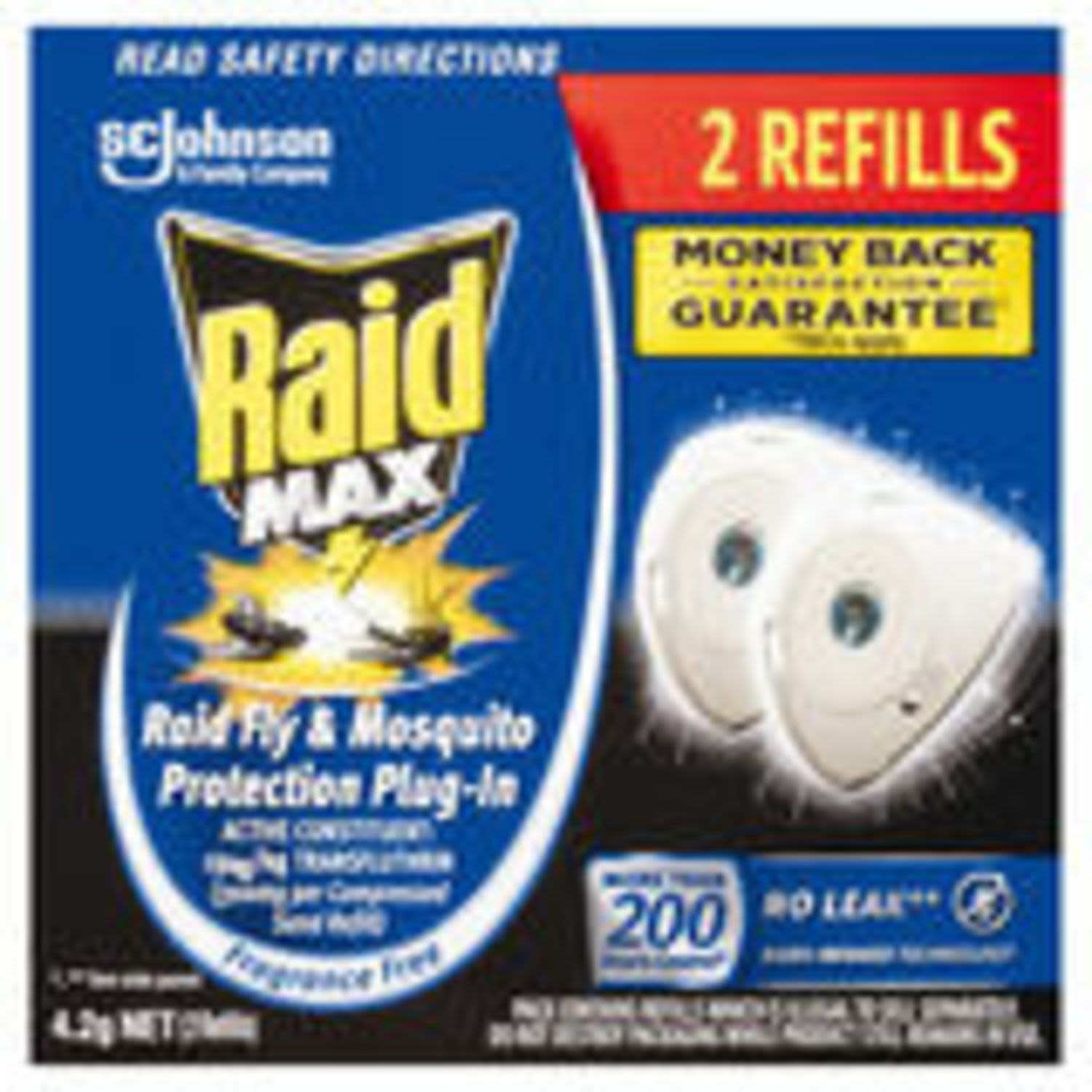 Raid Max Plug In Fly & Mosquito Repellent Protection , 4.2 Gram