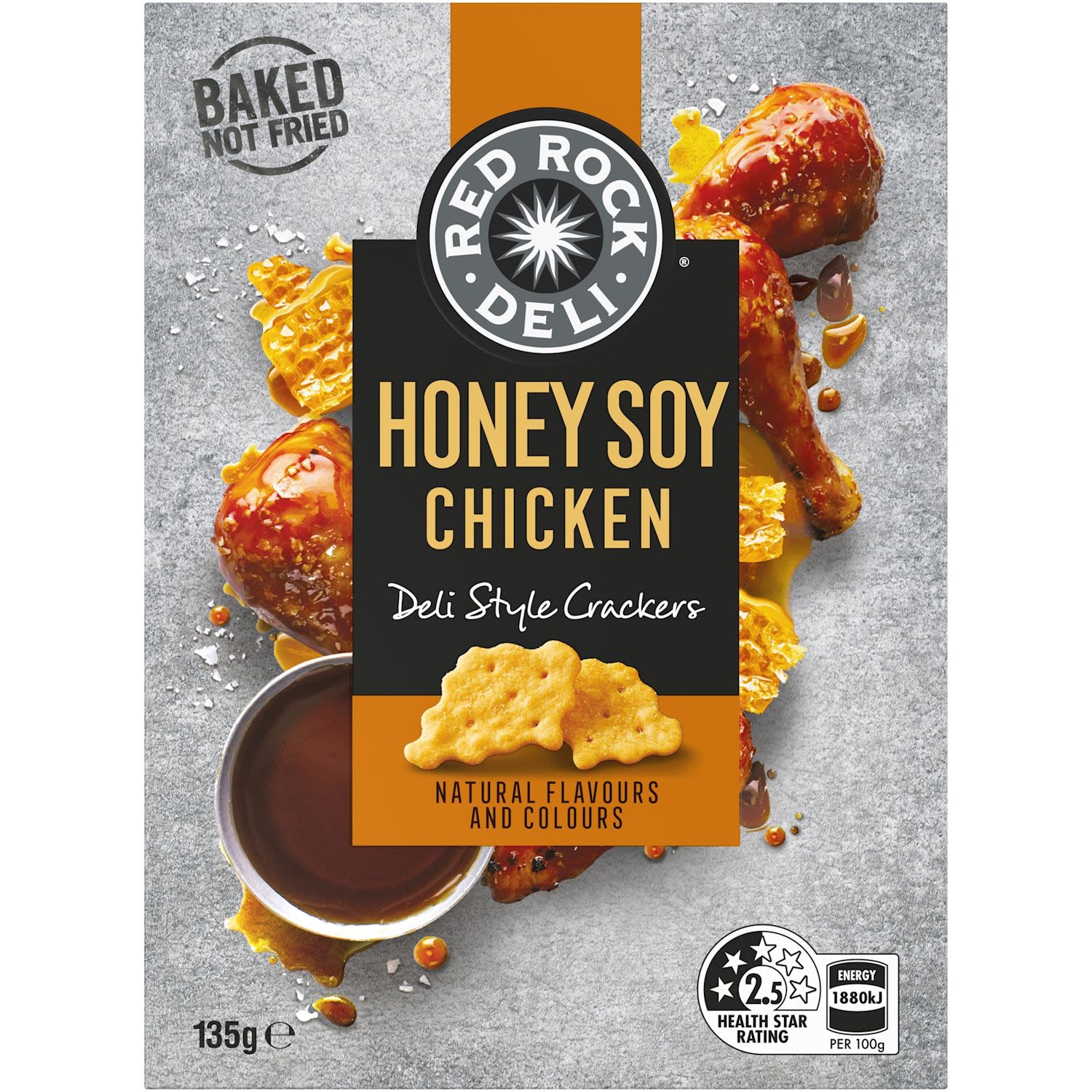 Red Rock Deli Honey Soy Chicken Deli Style Crackers