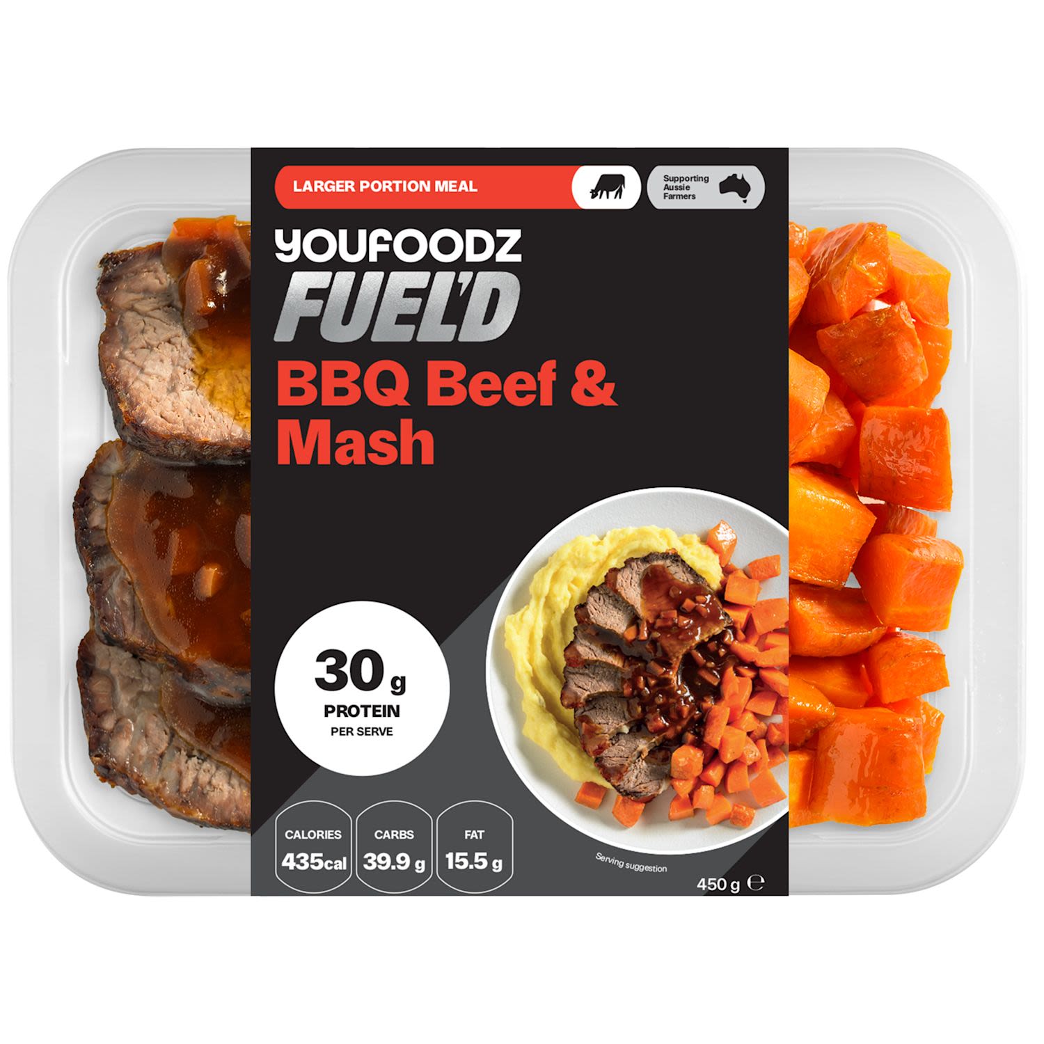 Youfoodz Fuel'd BBQ Beef & Mash