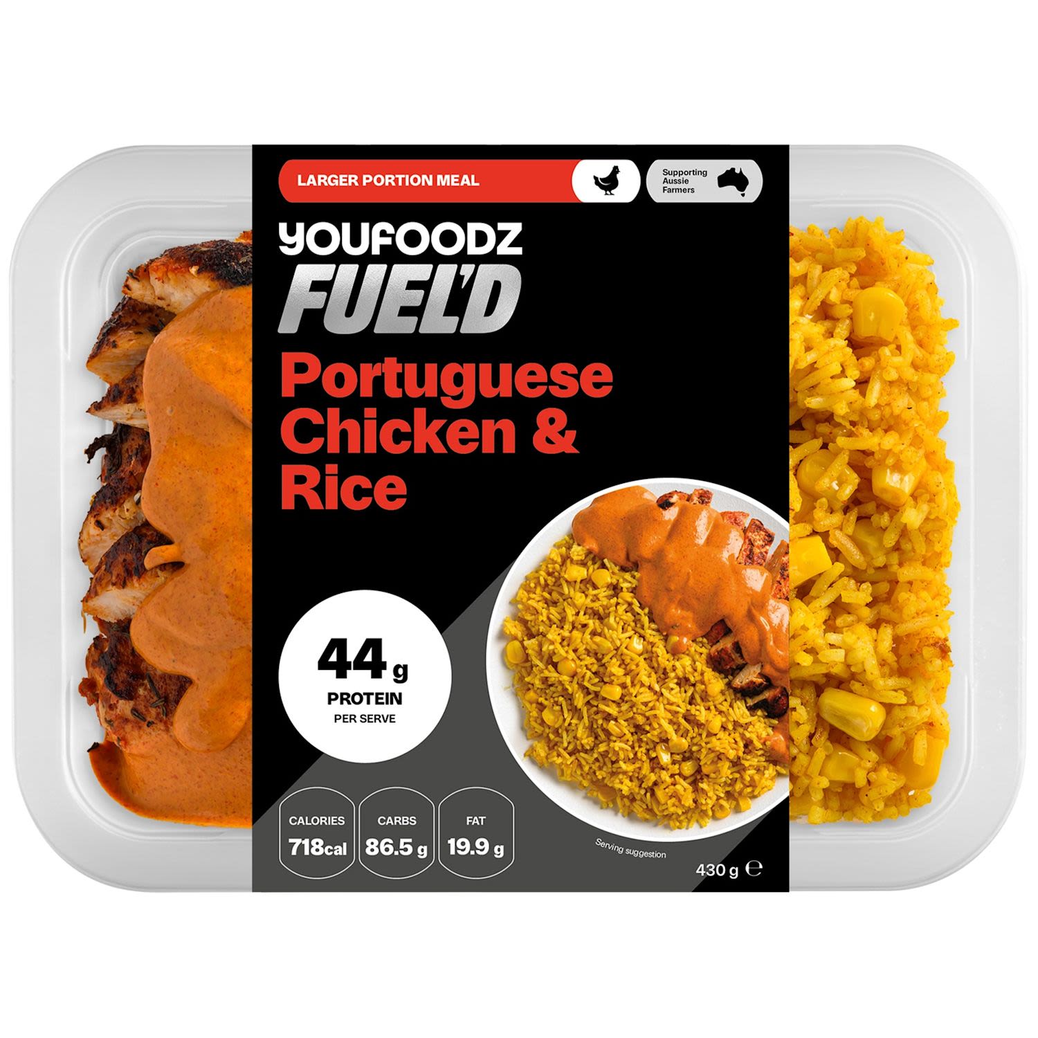 Youfoodz Fuel'd Portuguese Chicken & Rice