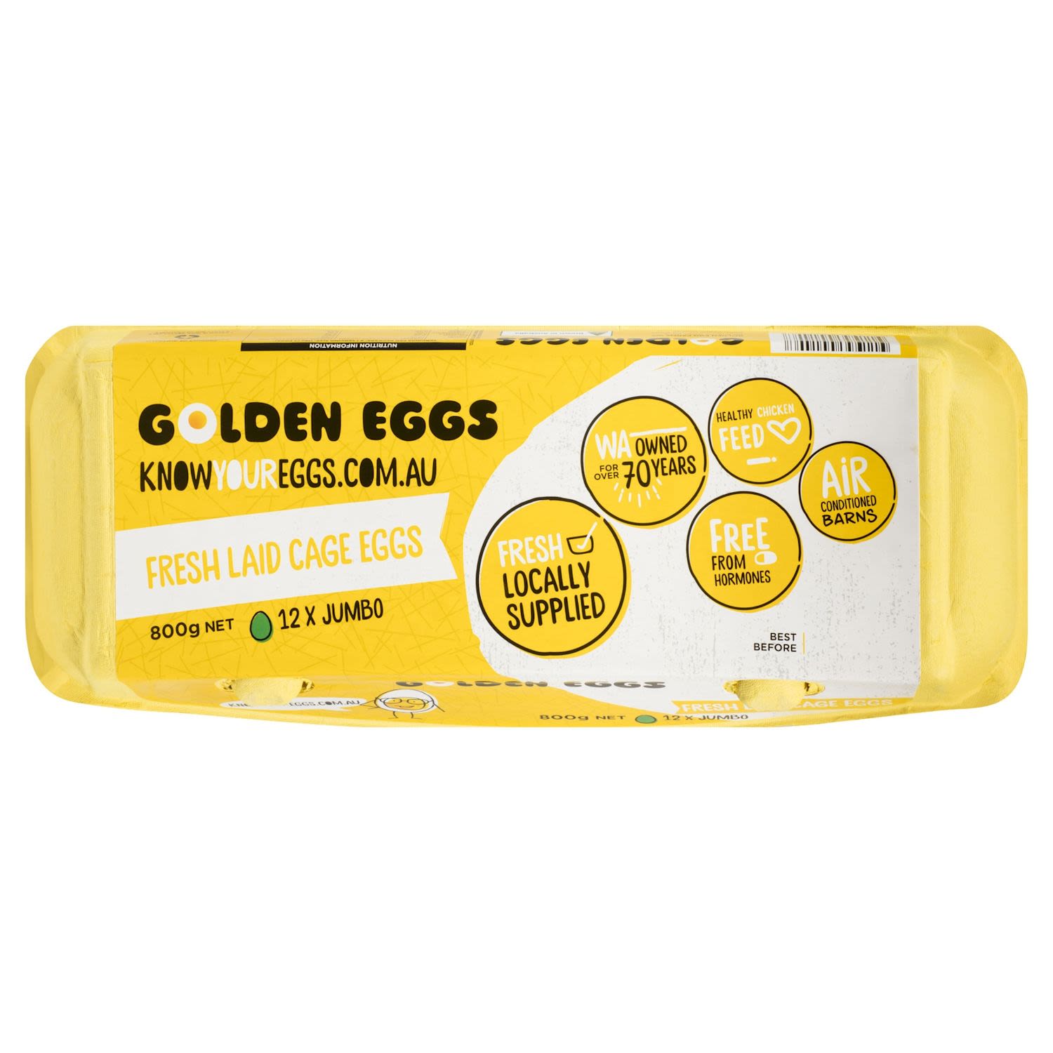 Golden Eggs 12 pack