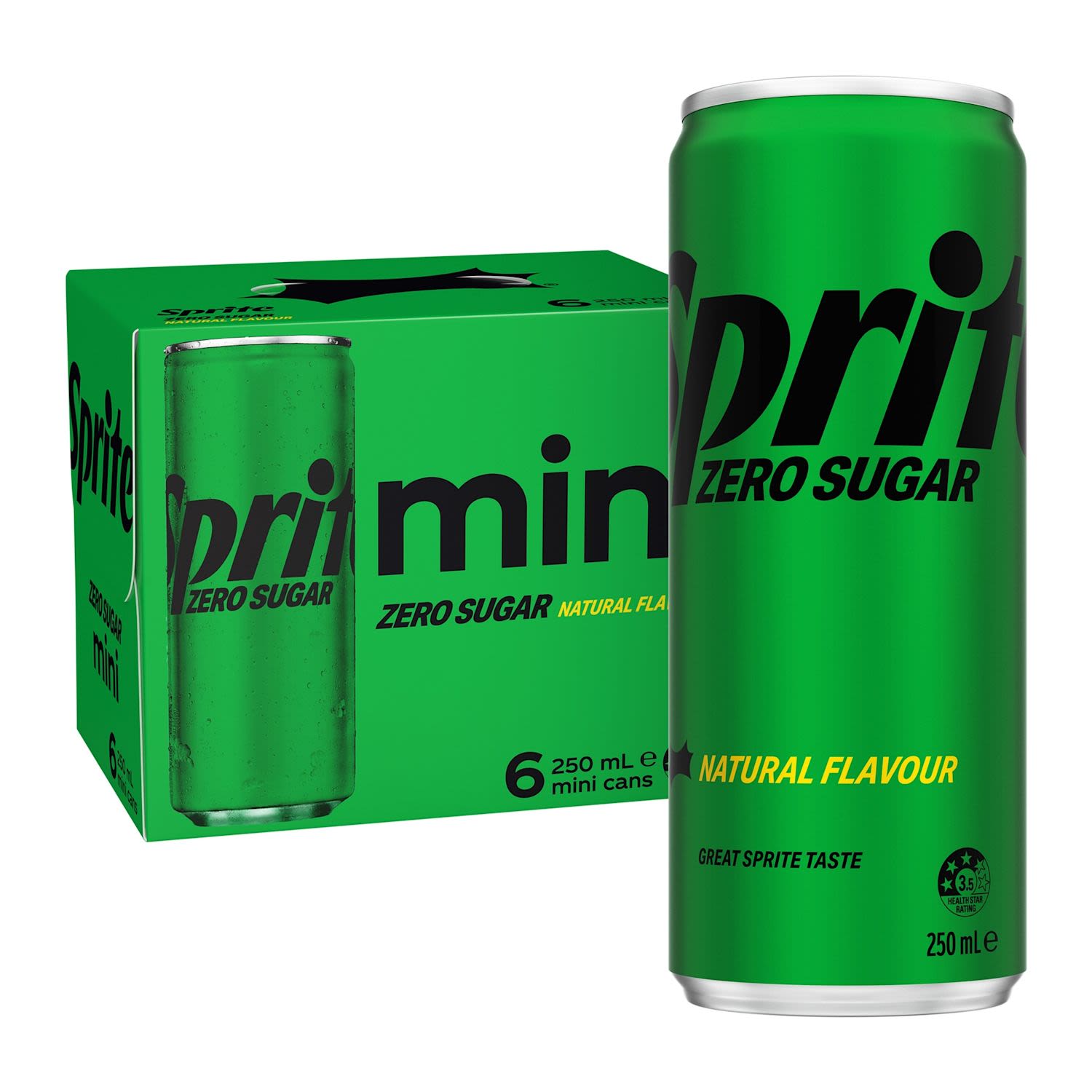Sprite Zero Sugar Lemonade Soft Drink Multipack Cans