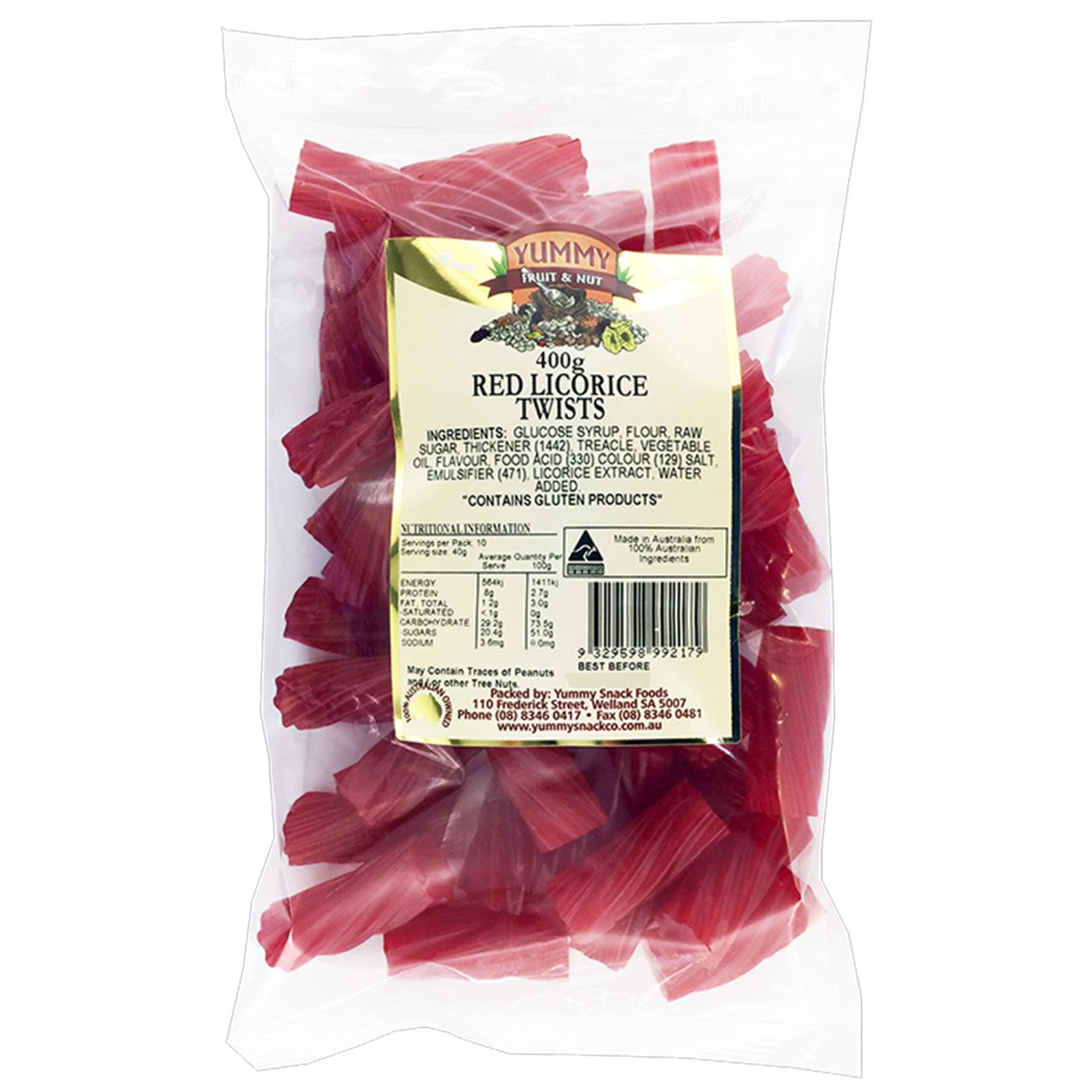 Yummy Red Licorice Twists