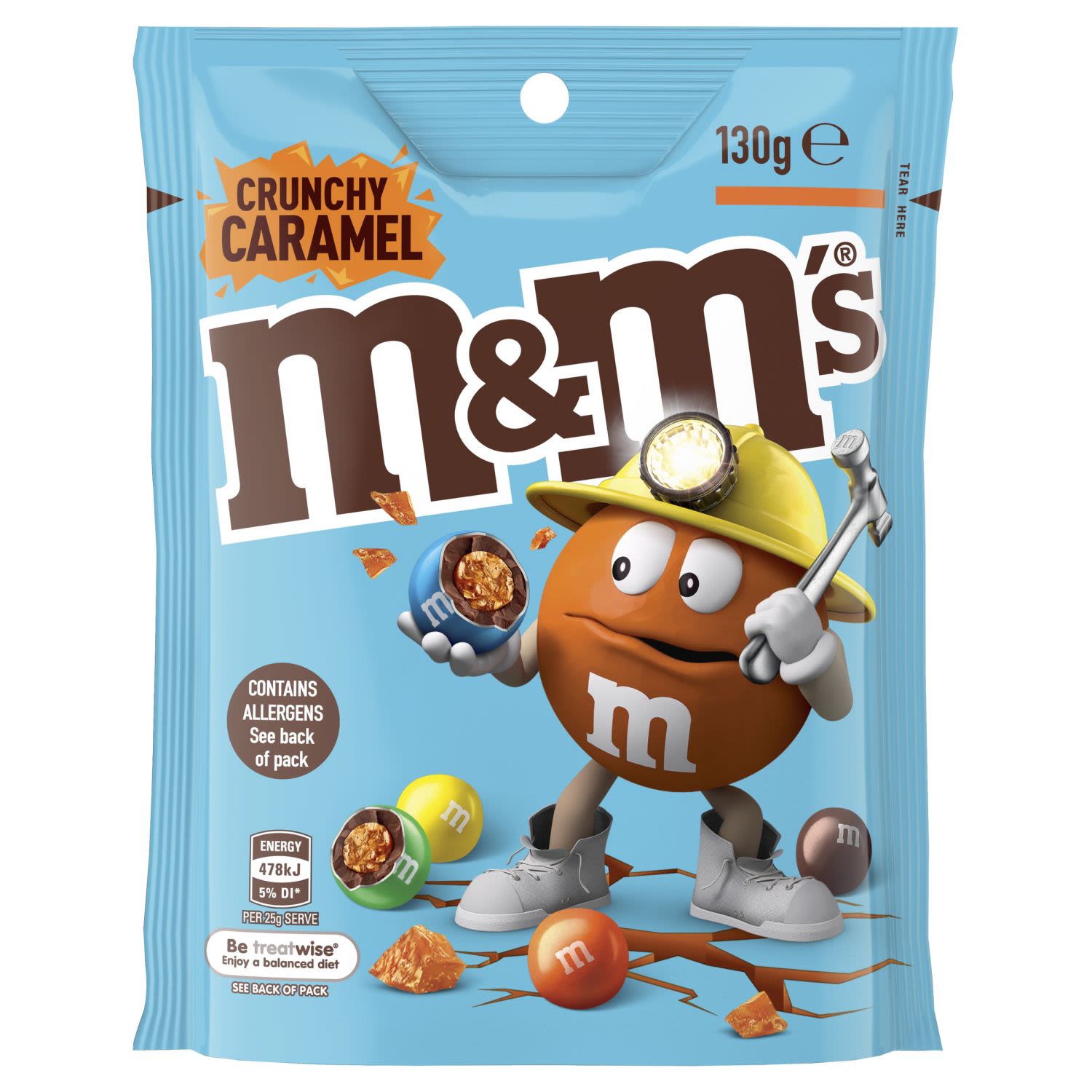 M&M's Crunchy Caramel, 130 Gram