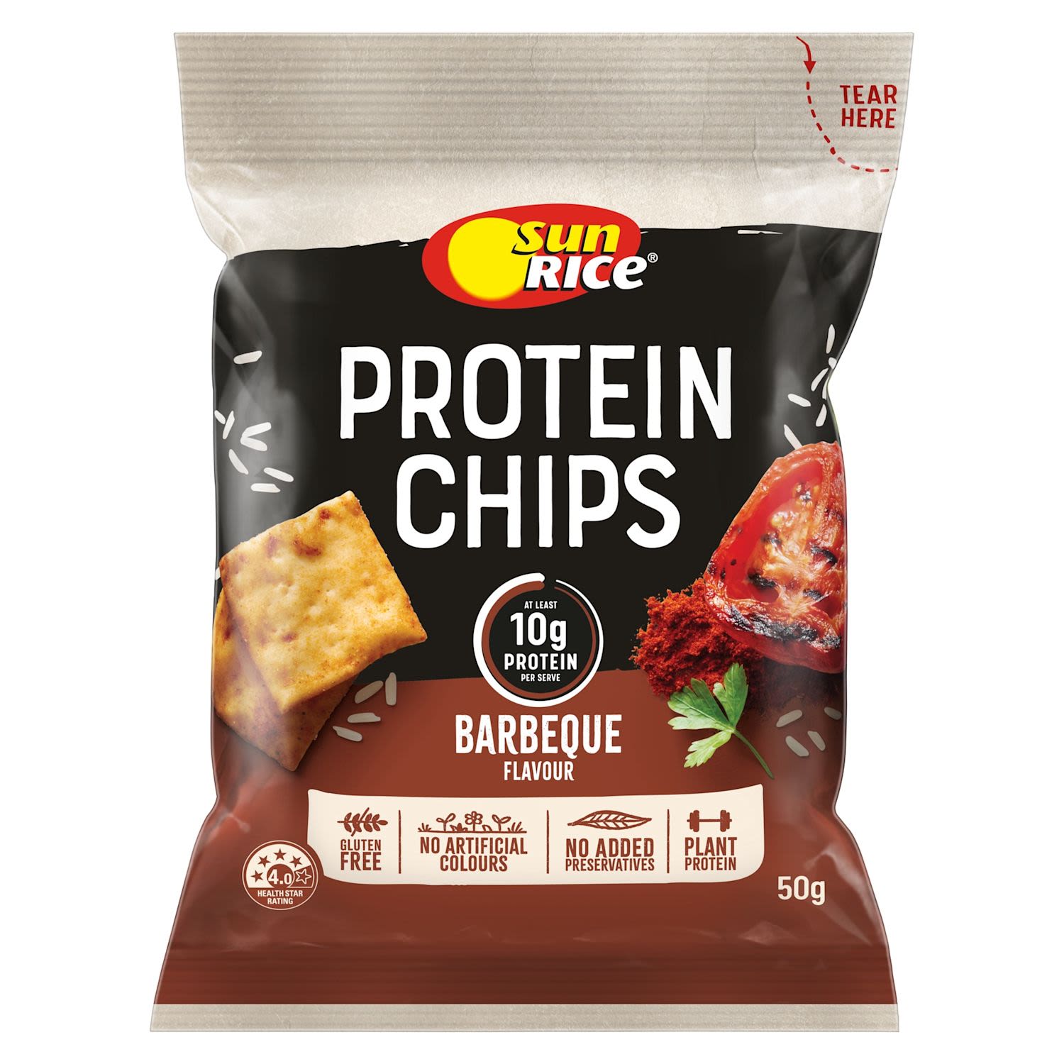 SunRice BBQ Protein Chips