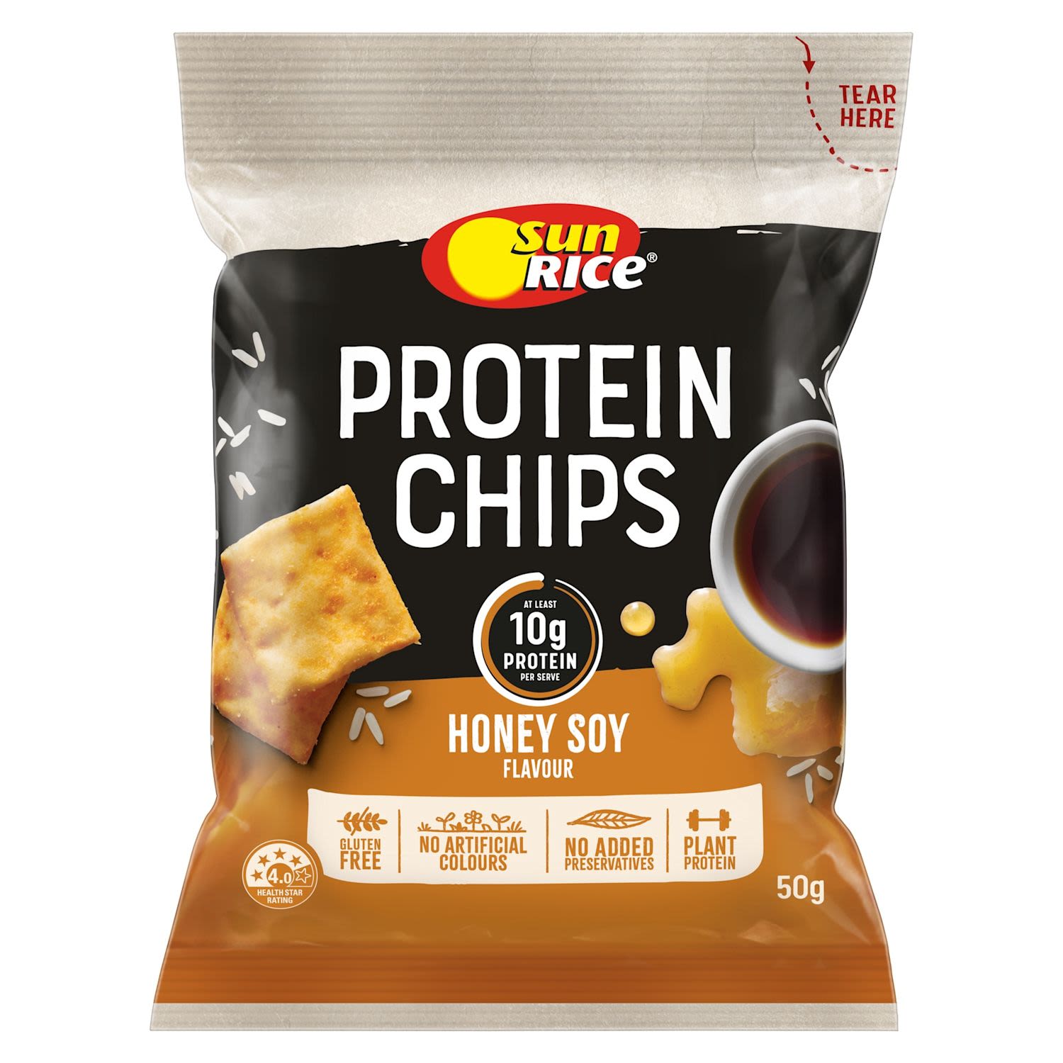 SunRice Honey Soy Protein Chips