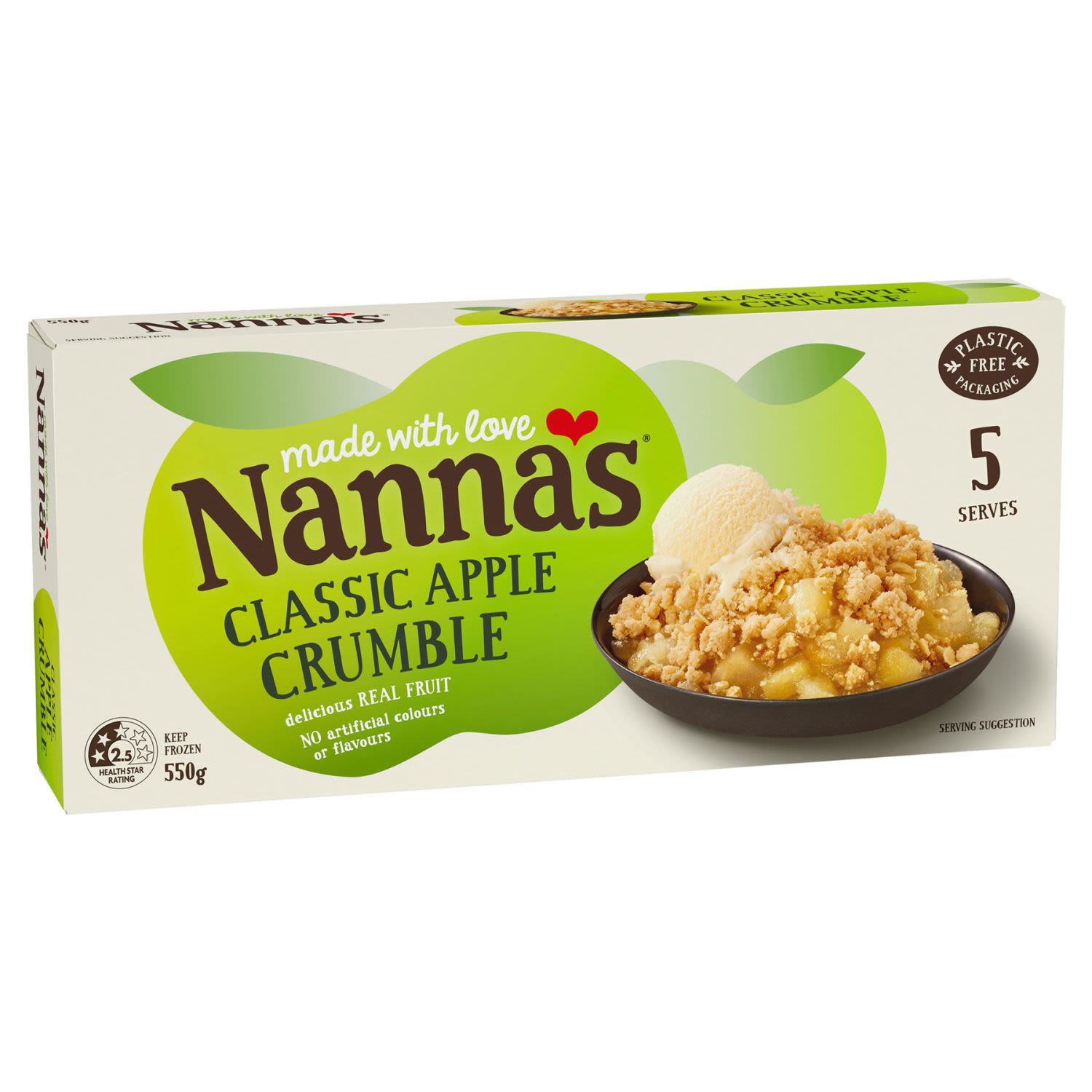 Nanna's Apple Crumble, 550 Gram