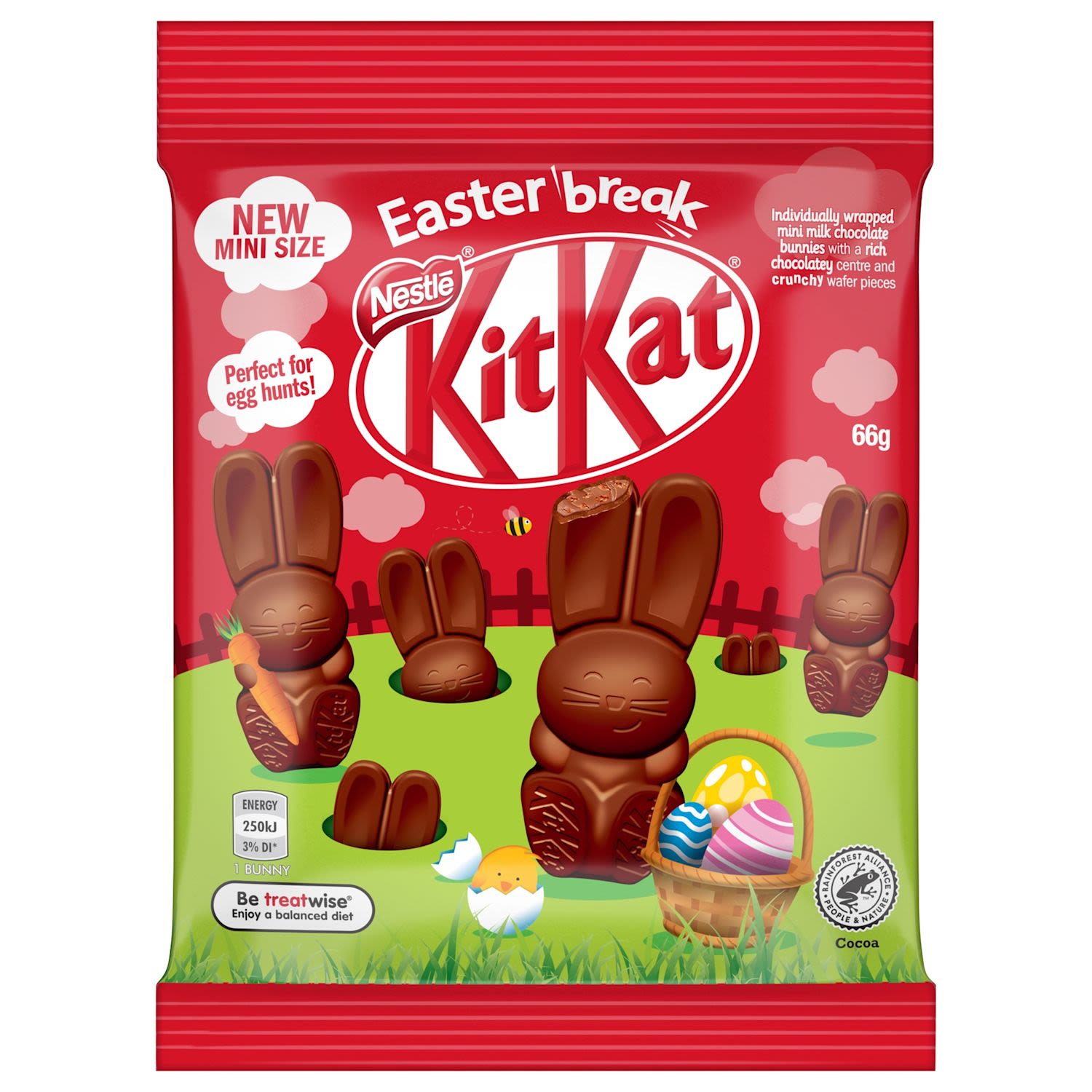 Nestlé KitKat Chocolate Mini Pouch Bunny