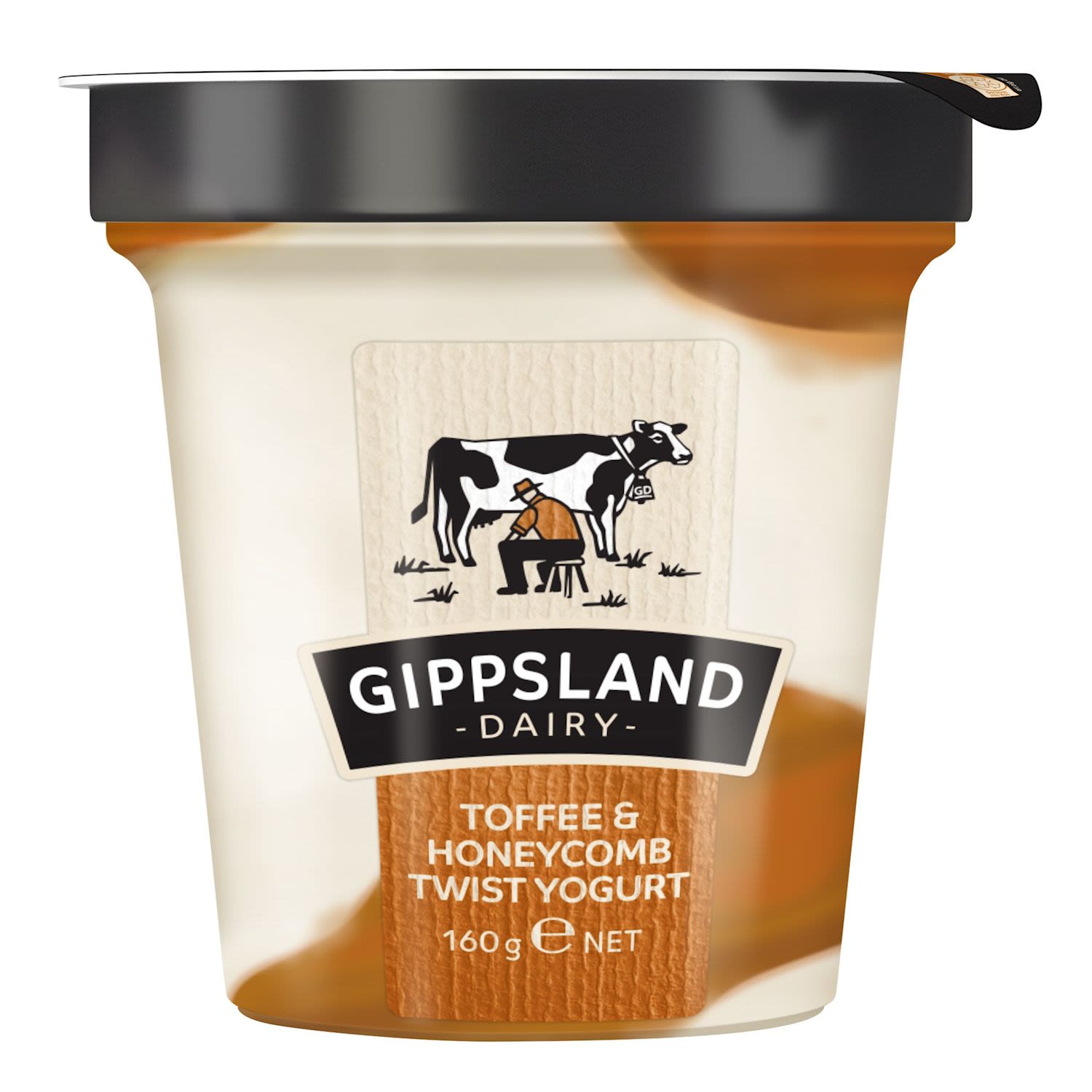 Gippsland Toffee & Honeycomb Twist Yoghurt