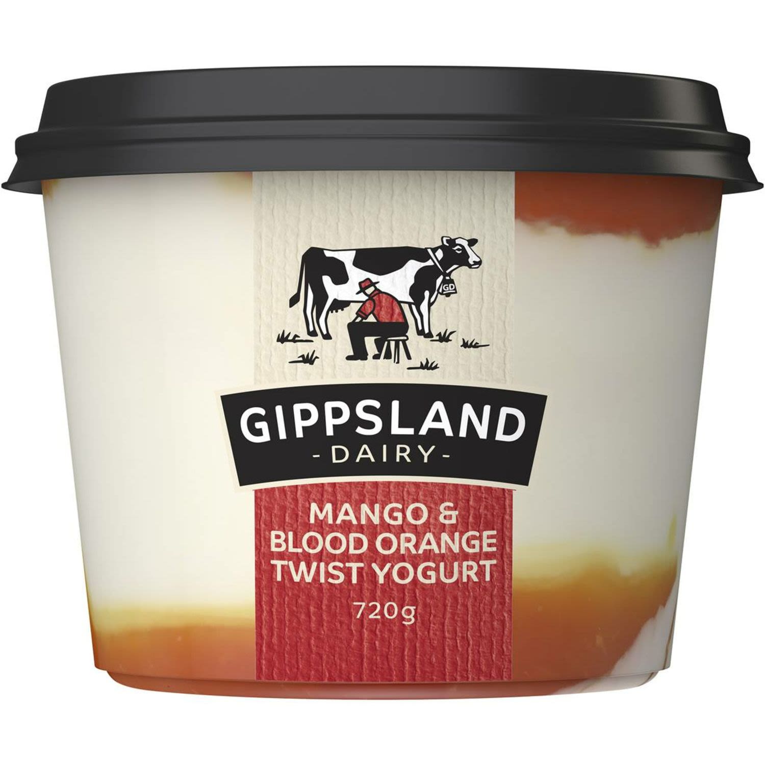 Gippsland Twist Mango & Blood Orange Yoghurt, 720 Gram