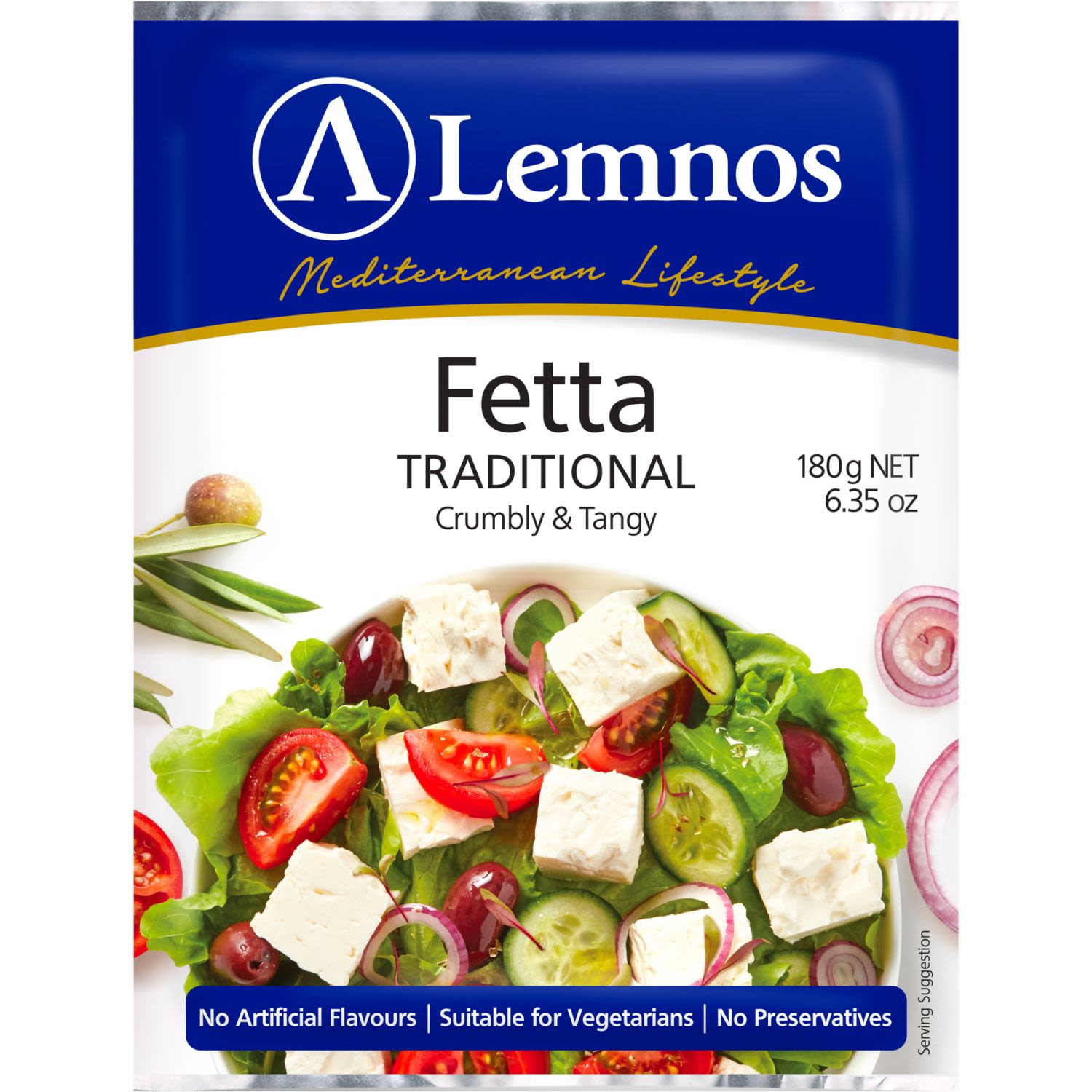 Lemnos Traditional Fetta, 180 Gram