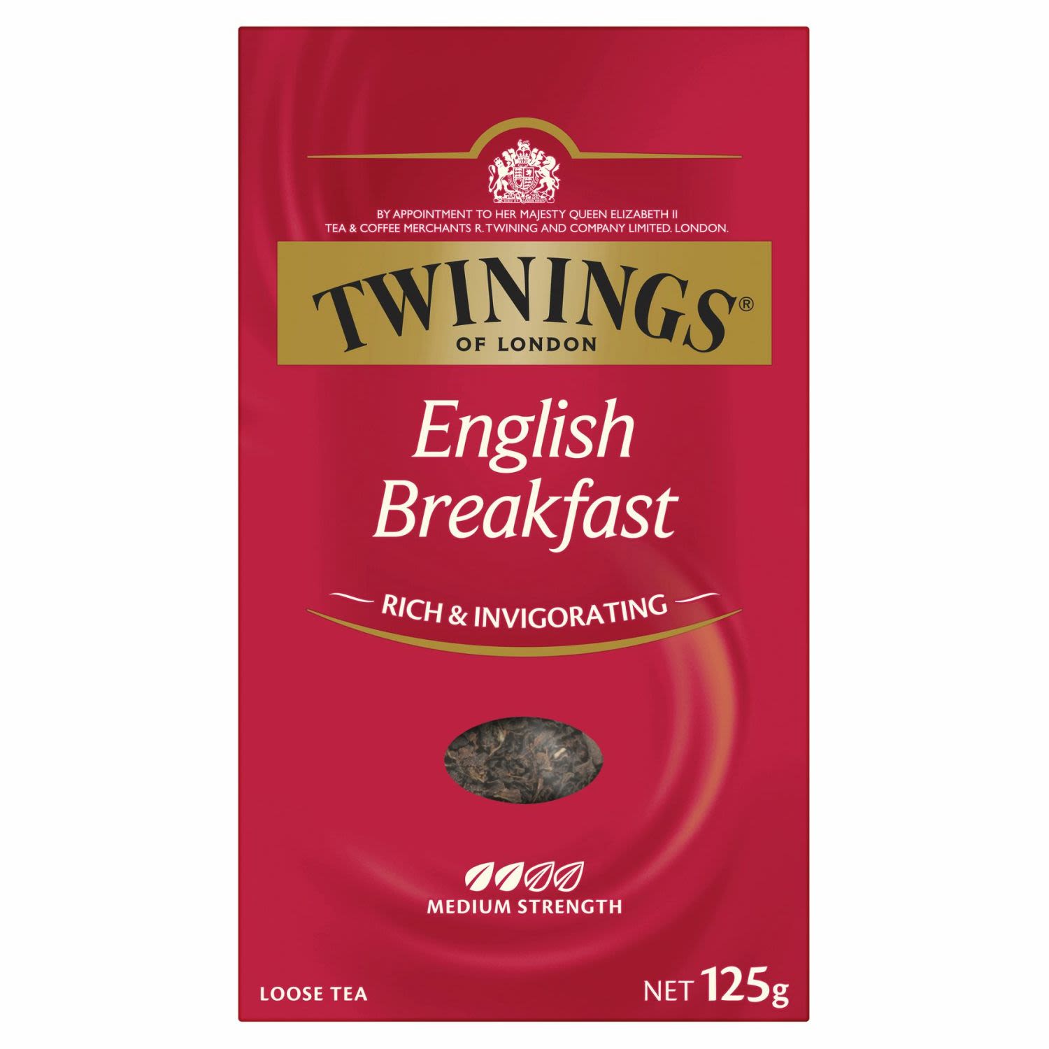 Twinings English Breakfast Loose Leaf Tea, 125 Gram