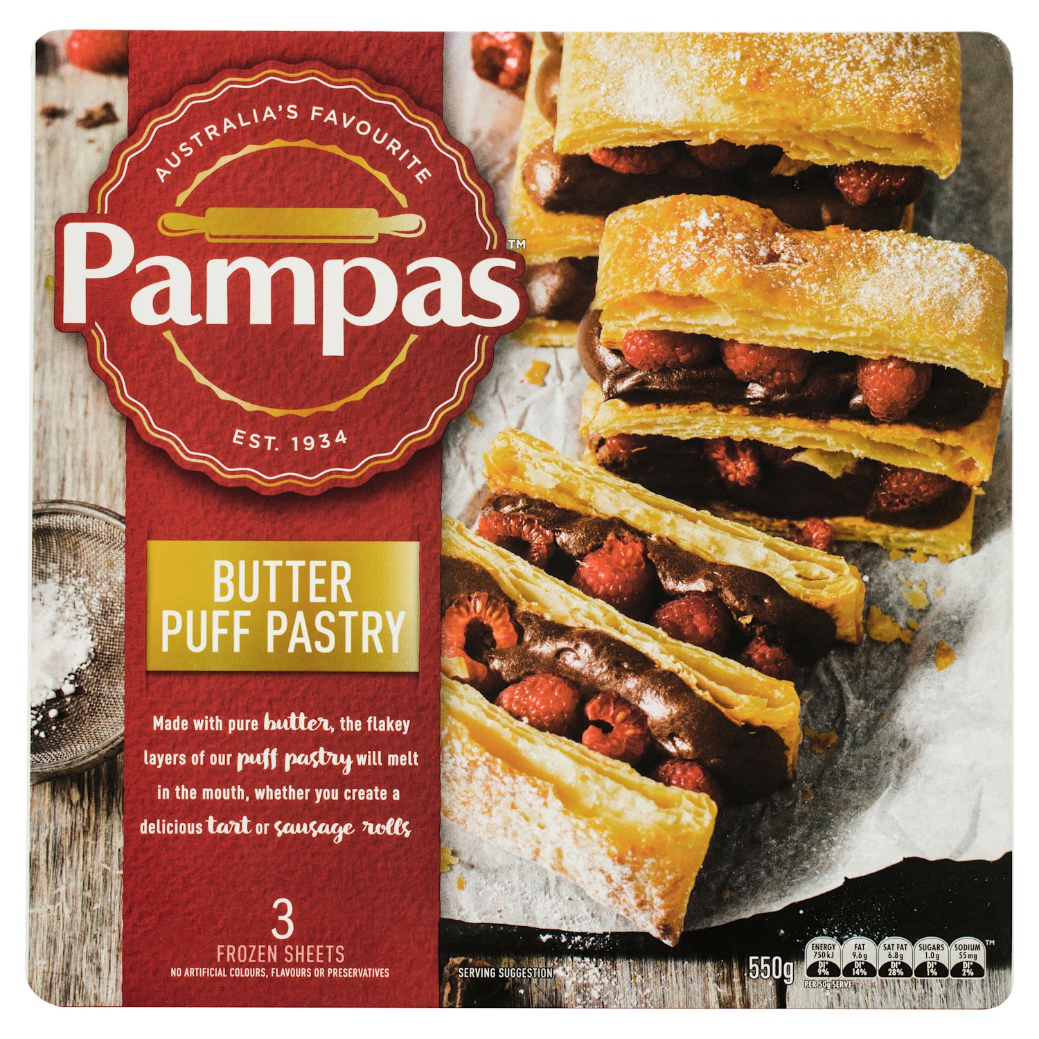 Pampas Puff Pastry Sheets