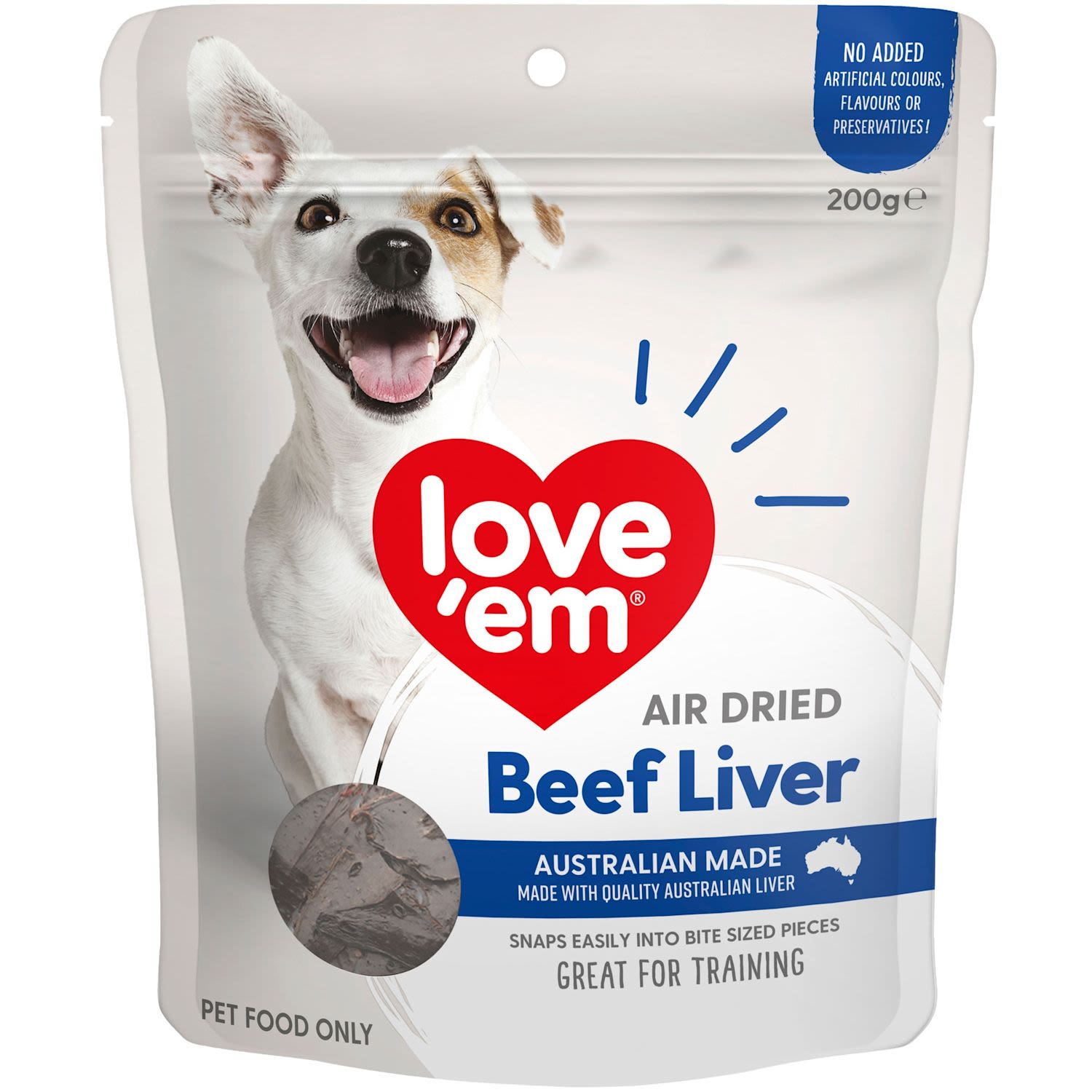 Love'em Air Dried Beef Liver