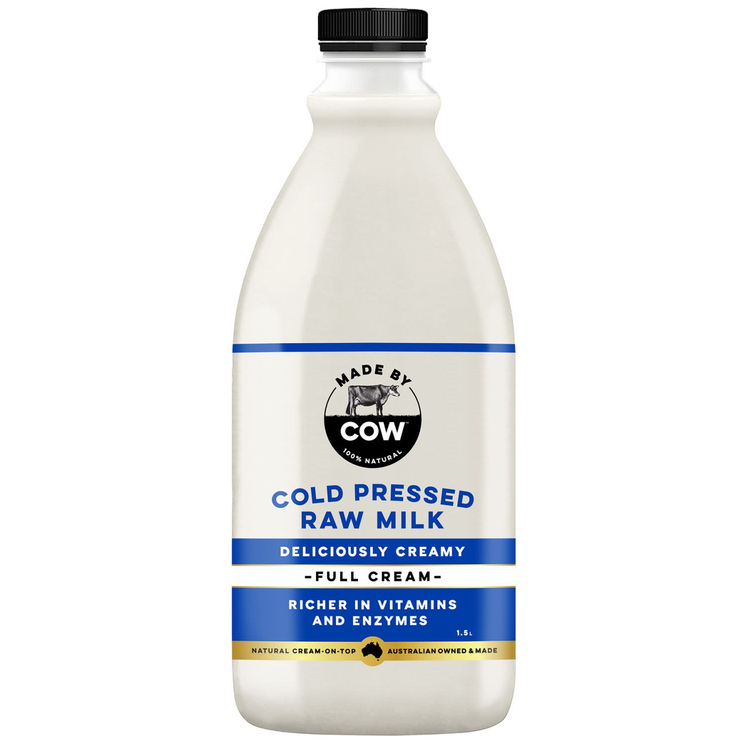 Made By Cows Cold Pressed Raw Milk, 1.5 Litre
