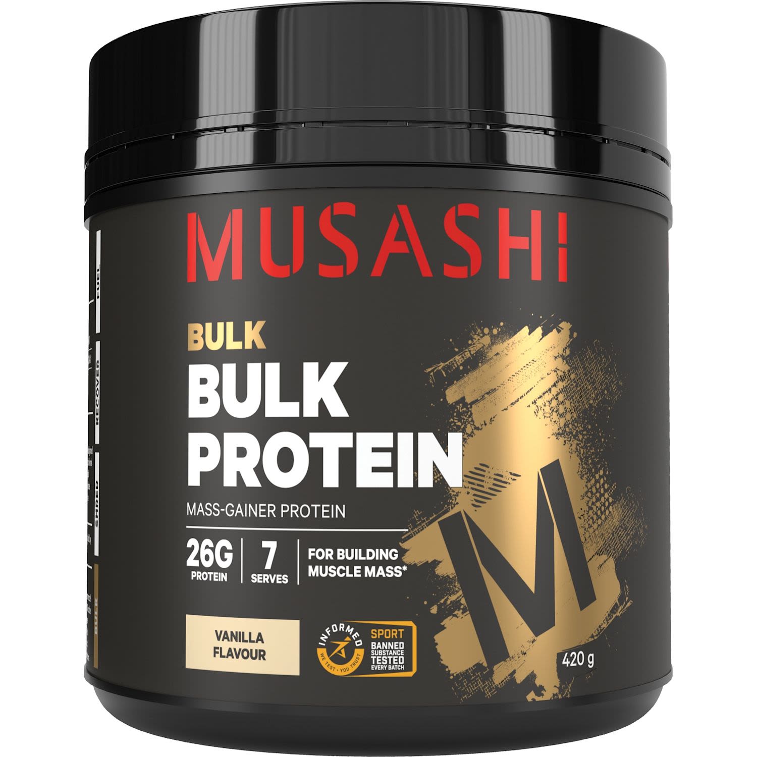 Musashi Bulk Protein Vanilla Milkshake