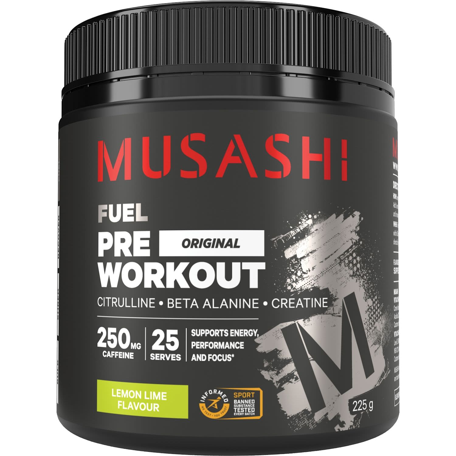 Musashi Pre Workout Lemon Lime