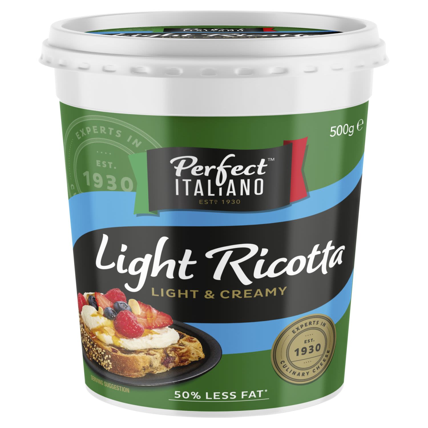 Perfect Italiano Ricotta Light Cheese, 500 Gram