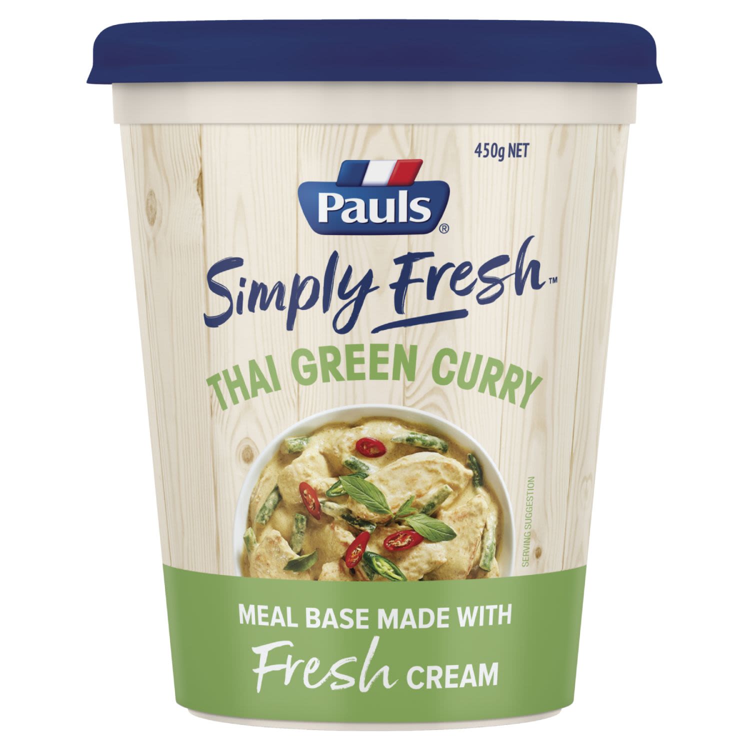 Pauls Simply Fresh Thai Green Curry Meal Base, 450 Gram