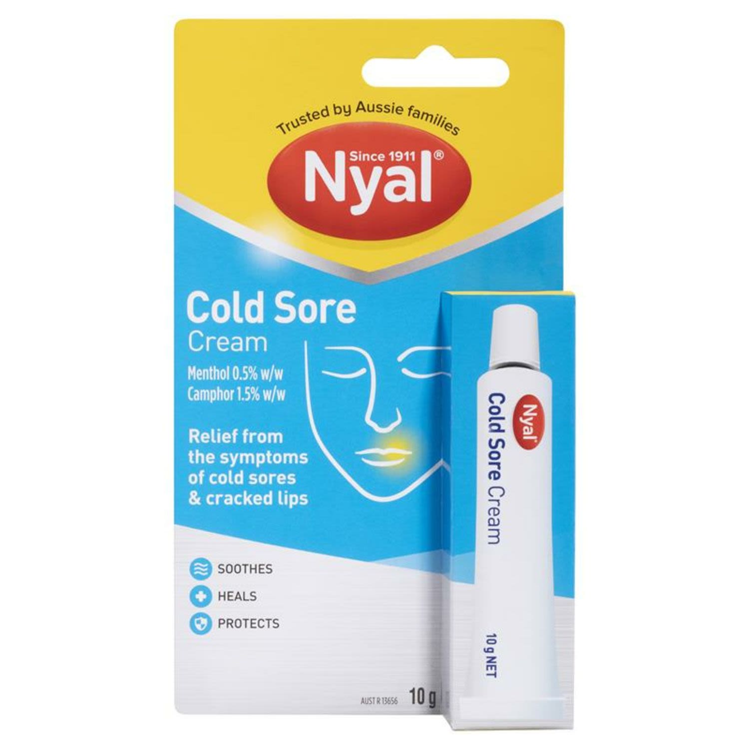 Nyal Cold Sore Cream, 10 Gram