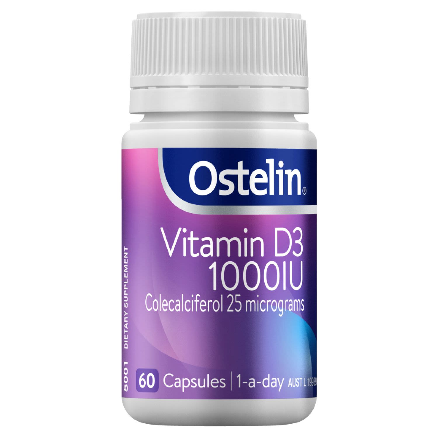 Ostelin Vitamin D3 1000IU Capsules, 60 Each