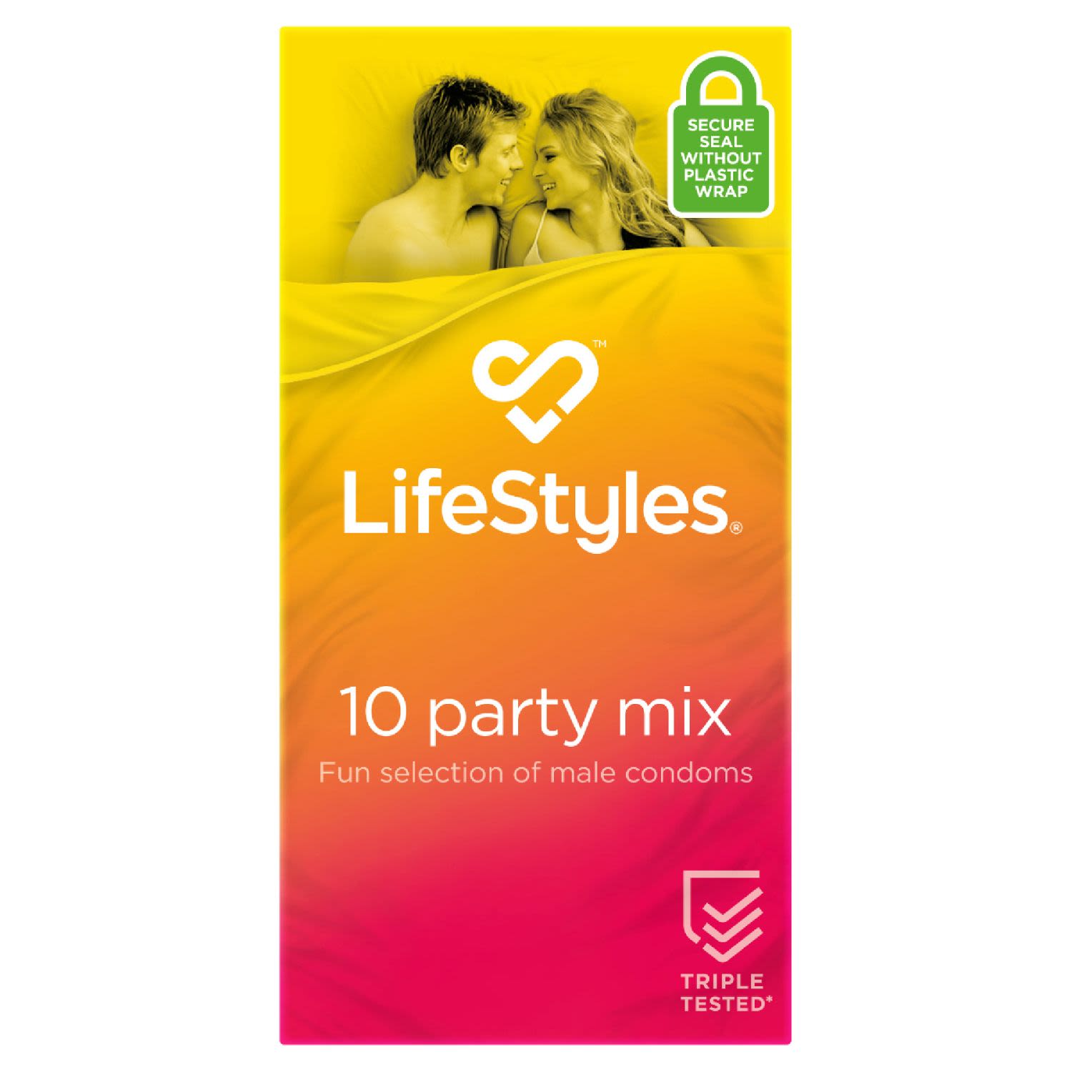 LifeStyles Party Mix Condoms, 10 Each