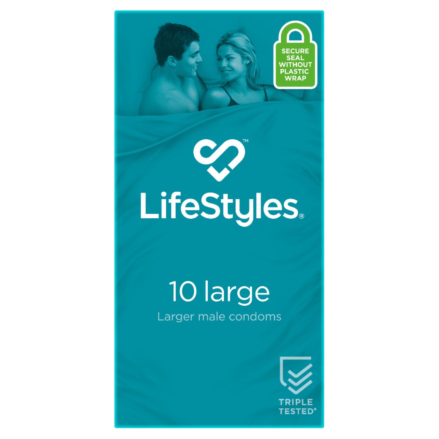 LifeStyles Large Condoms, 10 Each