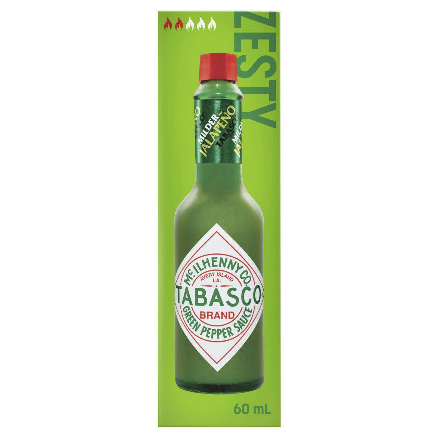 Tabasco Green Pepper Sauce, 60 Millilitre