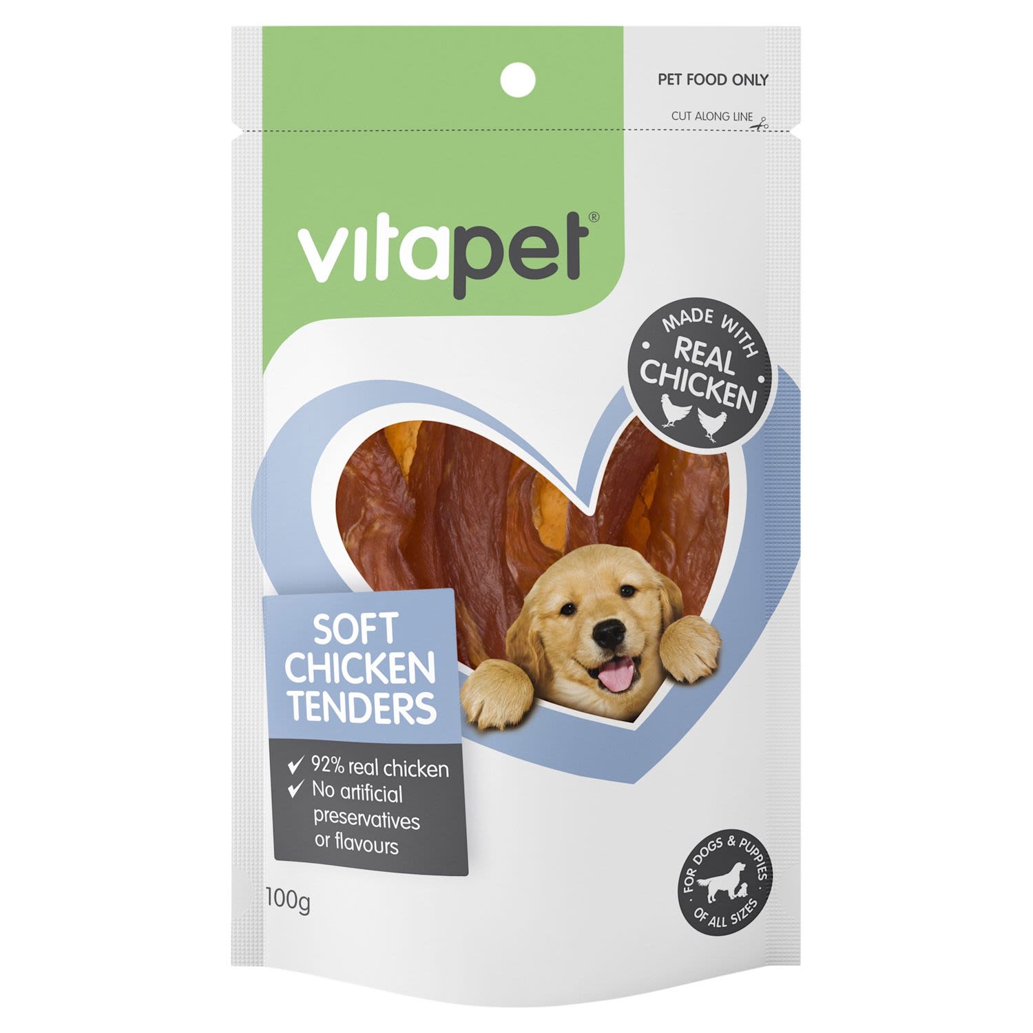VitaPet Dog Treats Soft Chicken Tenders