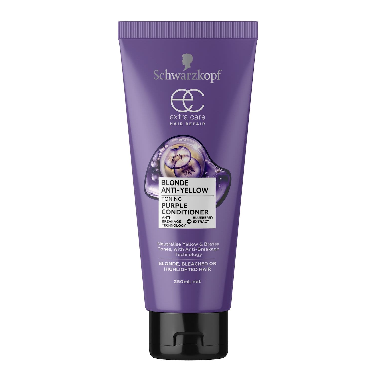 Schwarzkopf Extra Care Blonde Anti-Yellow Toning Purple Conditioner