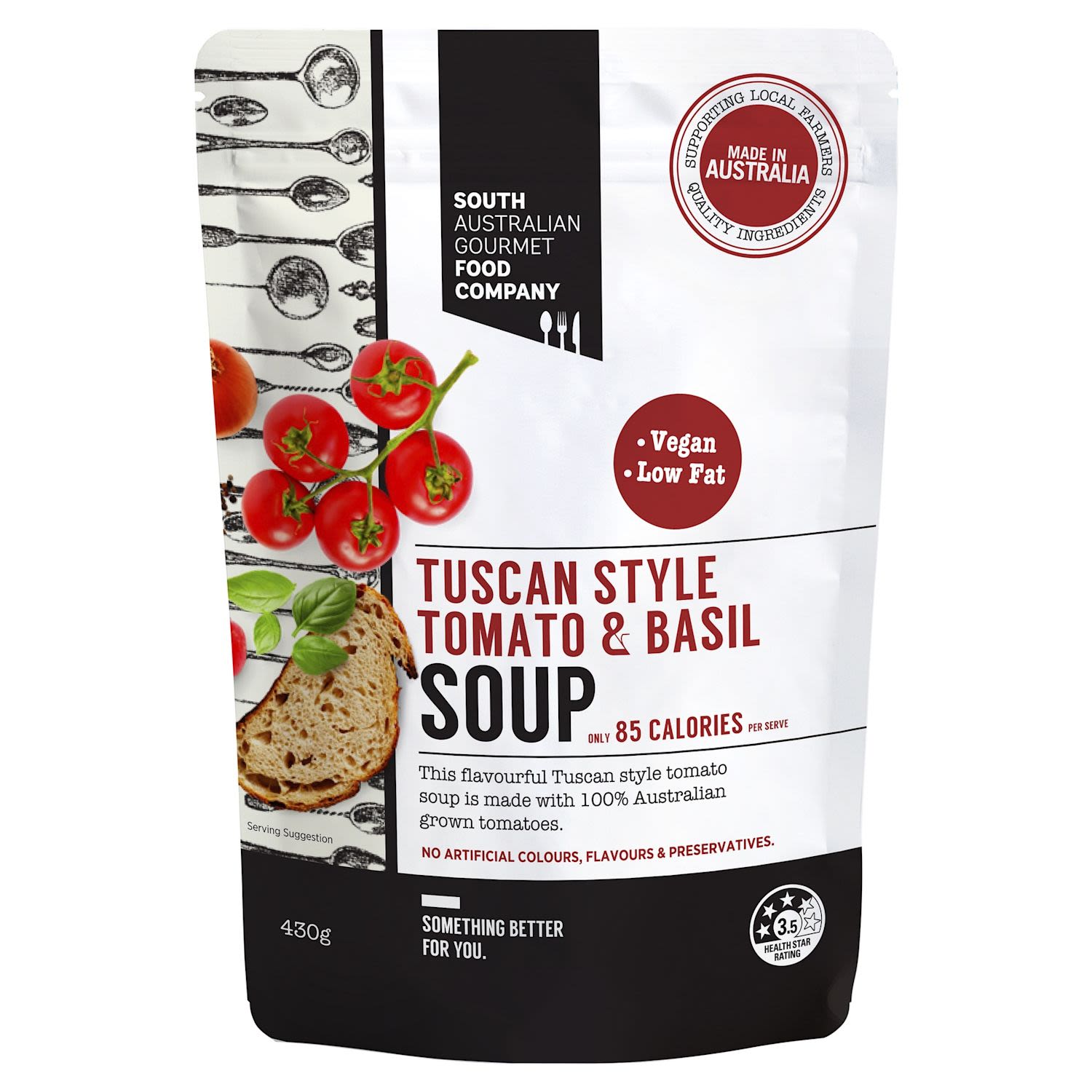 SA Gourmet Food Co. Tuscan Style Tomato & Basil Soup