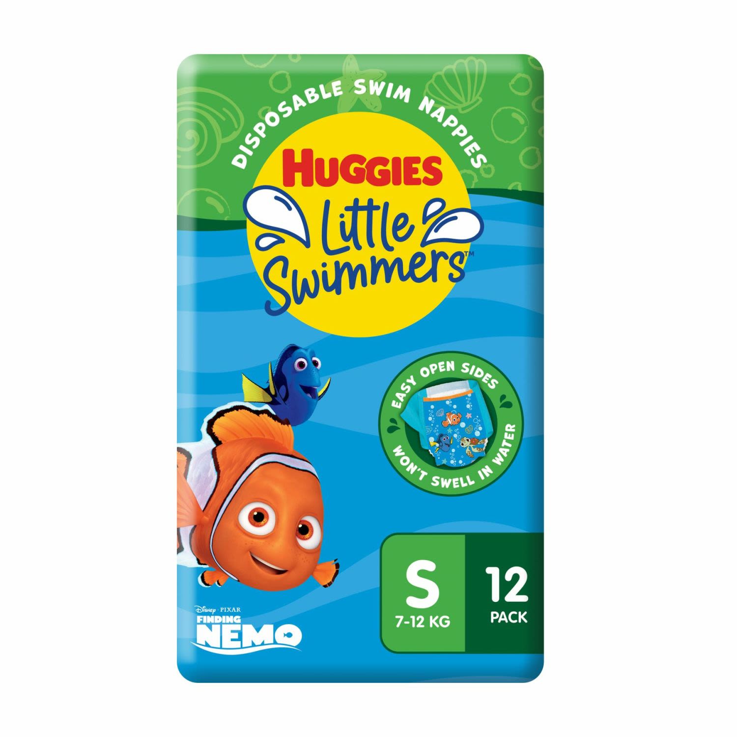 Huggies Little Swimmers Swimpants Small (7-12kg) , 12 Each