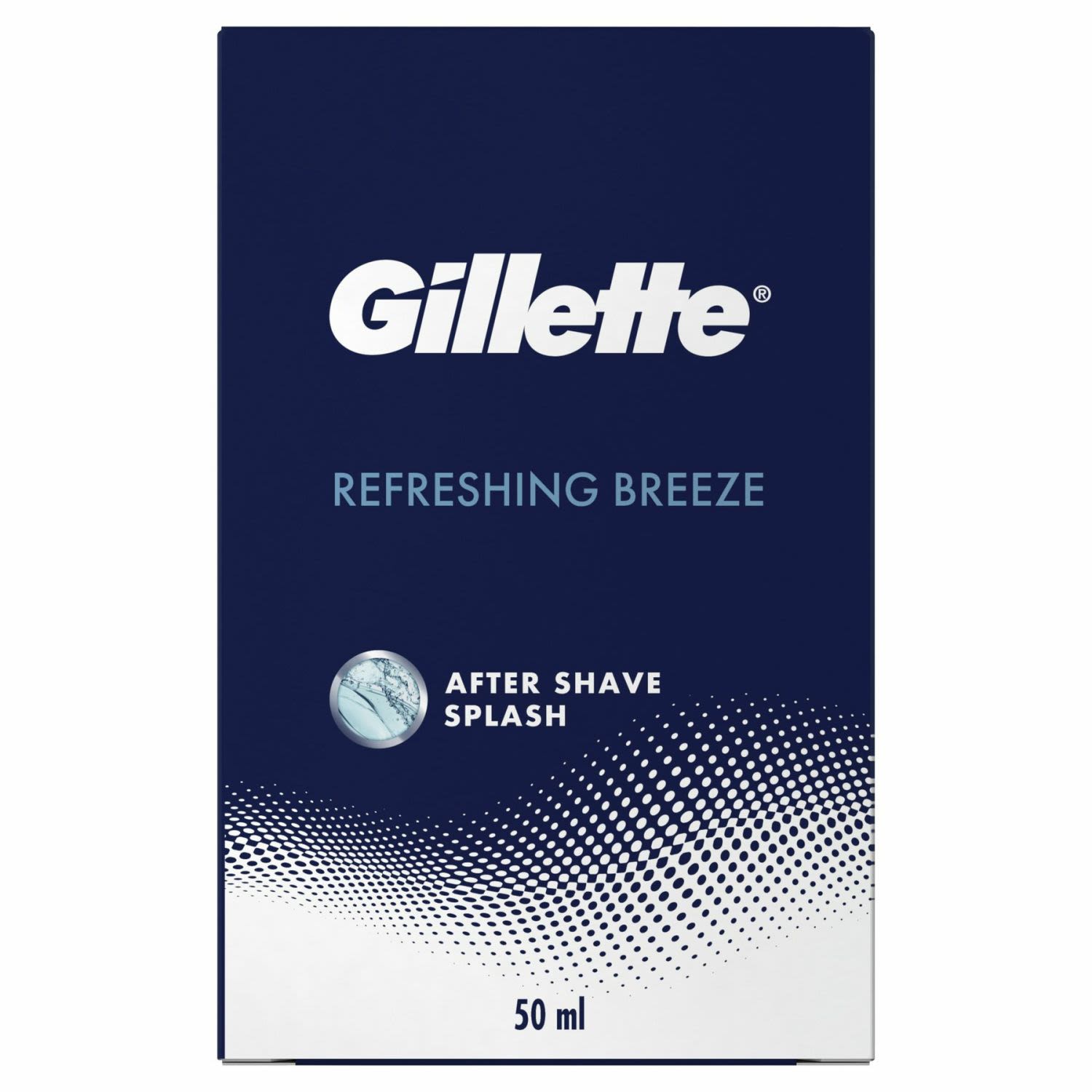Gillette Refreshing Breeze After Shave Splash, 50 Millilitre