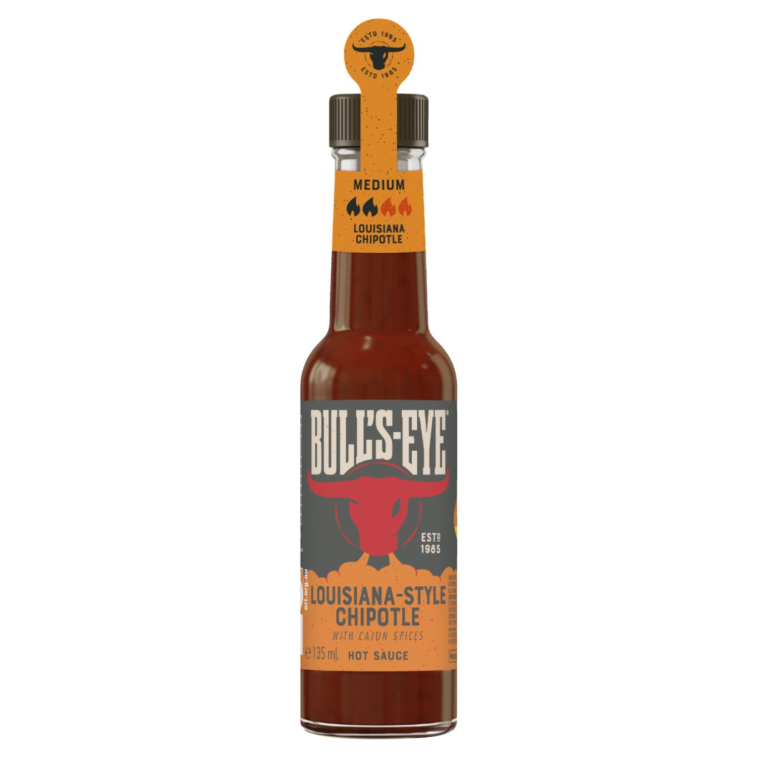 Bull's-Eye Louisiana-Style Chipotle with Cajun Spices, 135 Millilitre