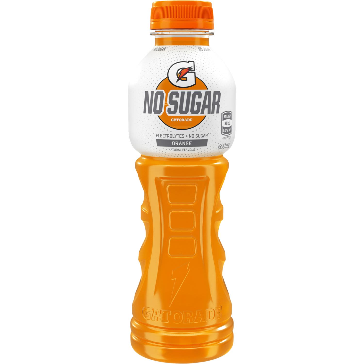 Gatorade No Sugar Orange Sports Drink, 600 Millilitre