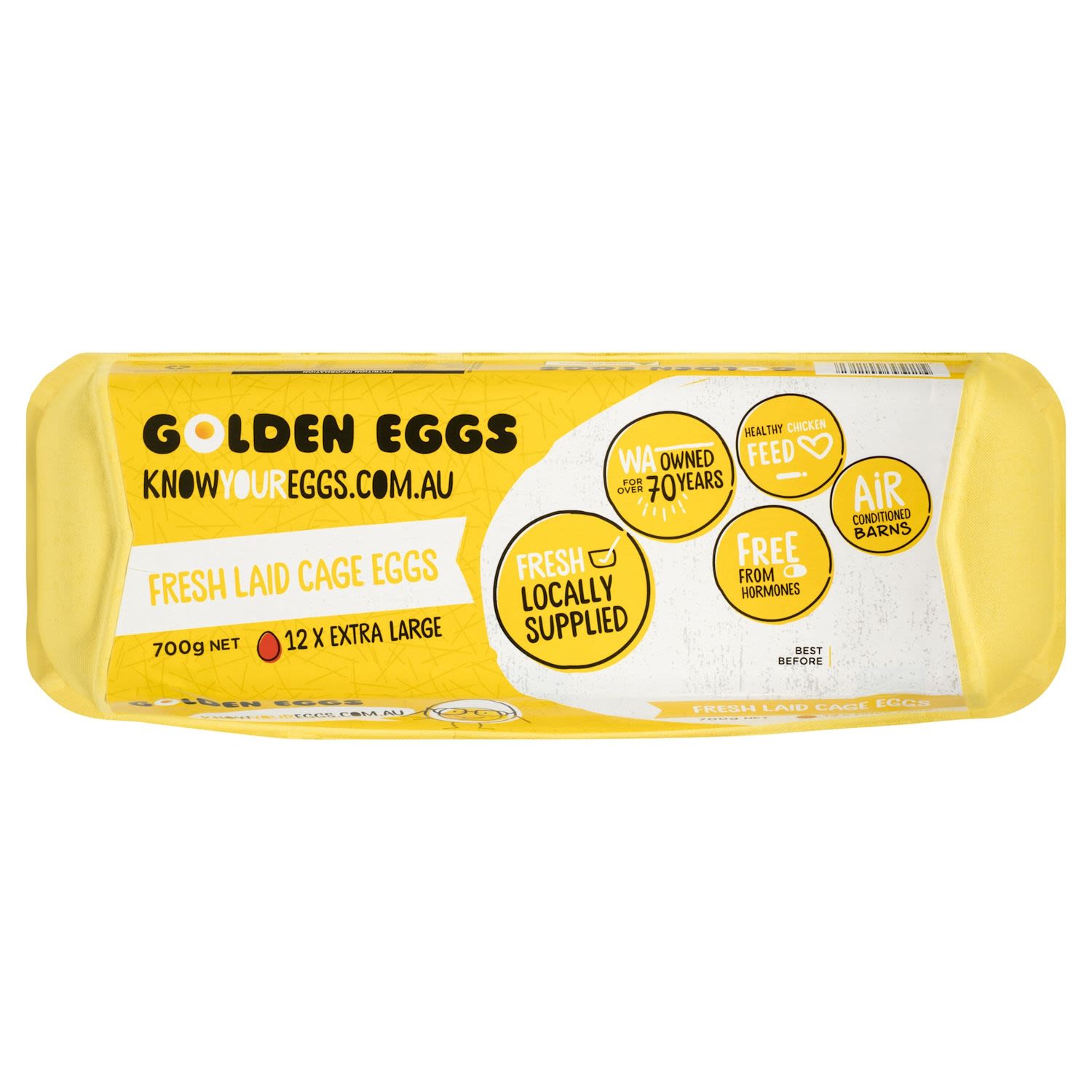 Golden Eggs 12 pack