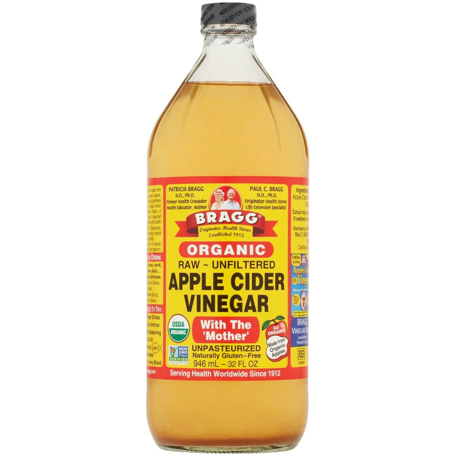 Bragg Apple Cider Vinegar, 946 Millilitre