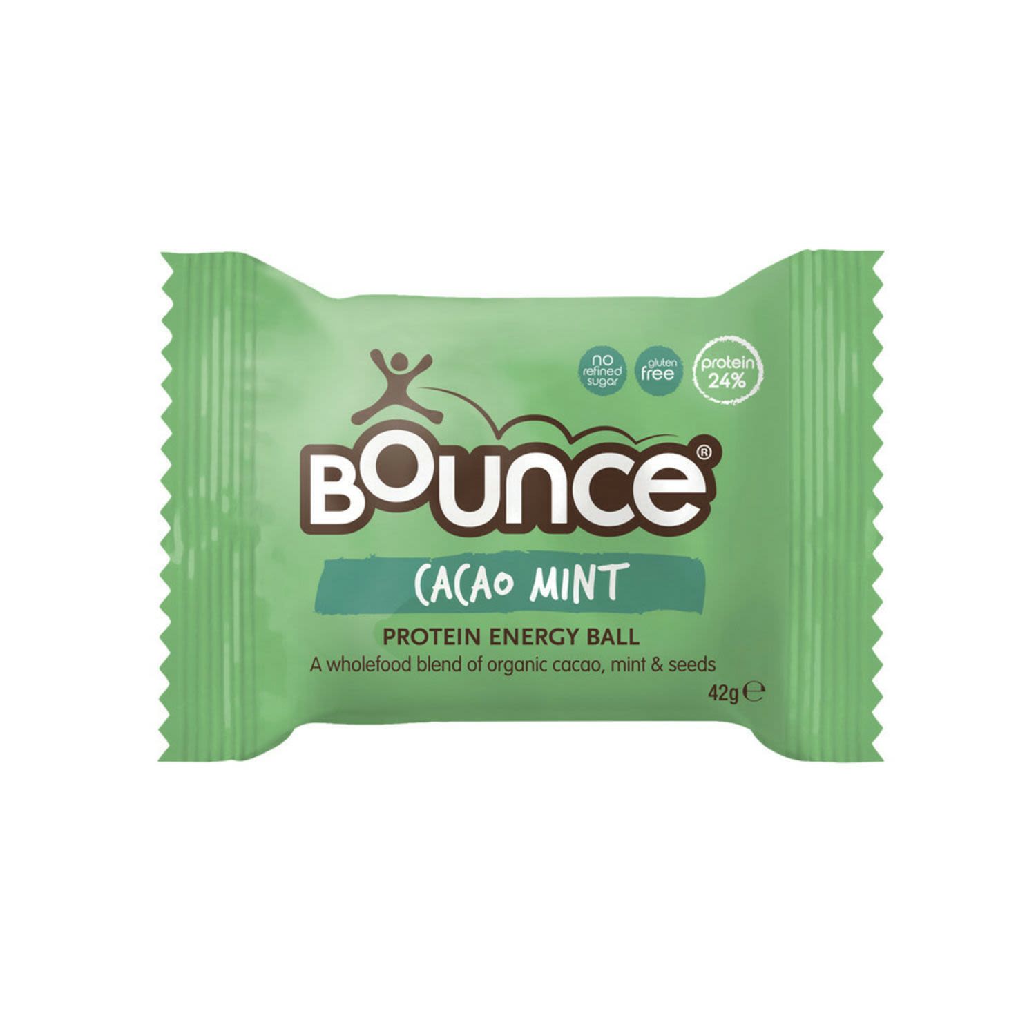 Bounce Cacao Mint Protein Energy Ball, 42 Gram