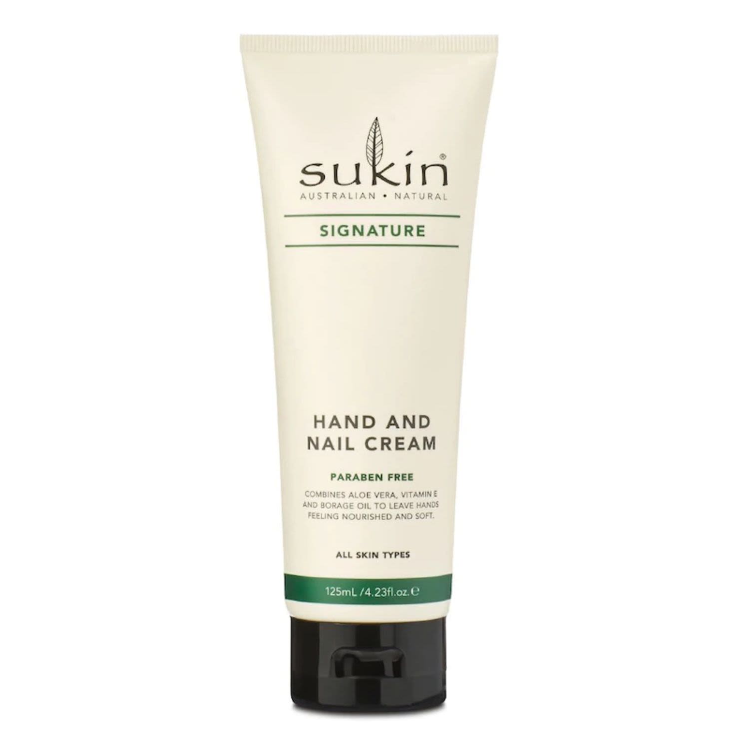 Sukin Hand & Nail Cream Tube, 125 Millilitre