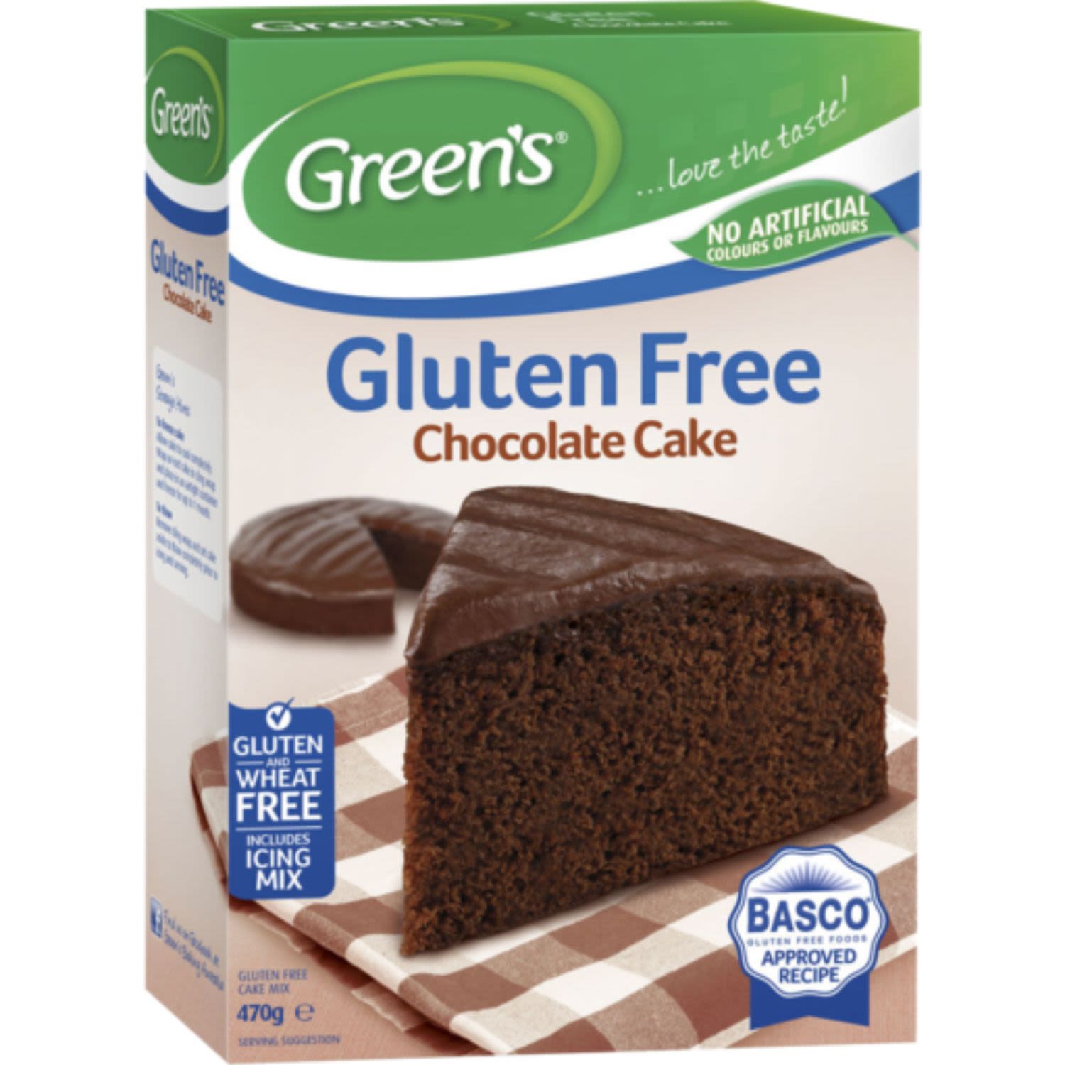 Green's Gluten Free Chocolate Cake Mix, 470 Gram