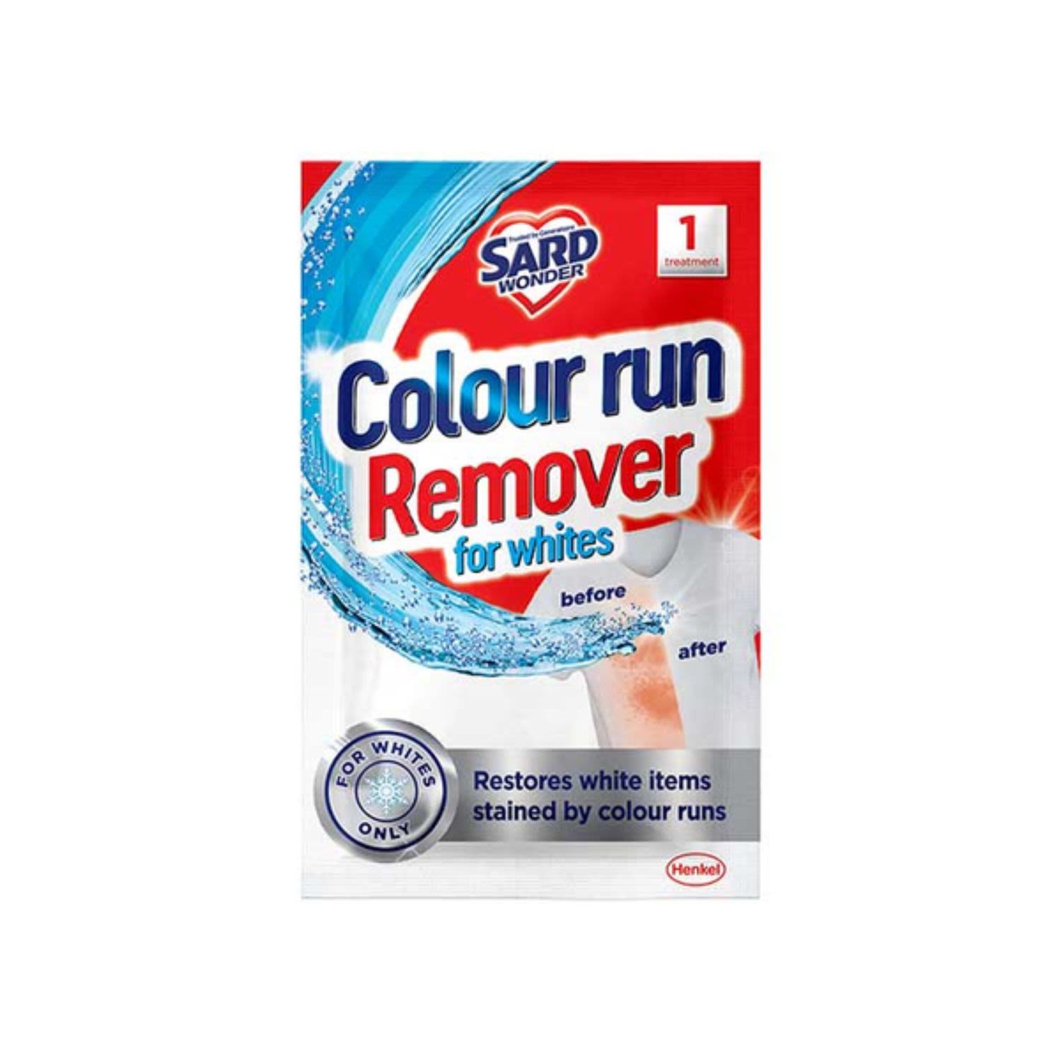 Sard Colour Run Remover for White, 25 Gram