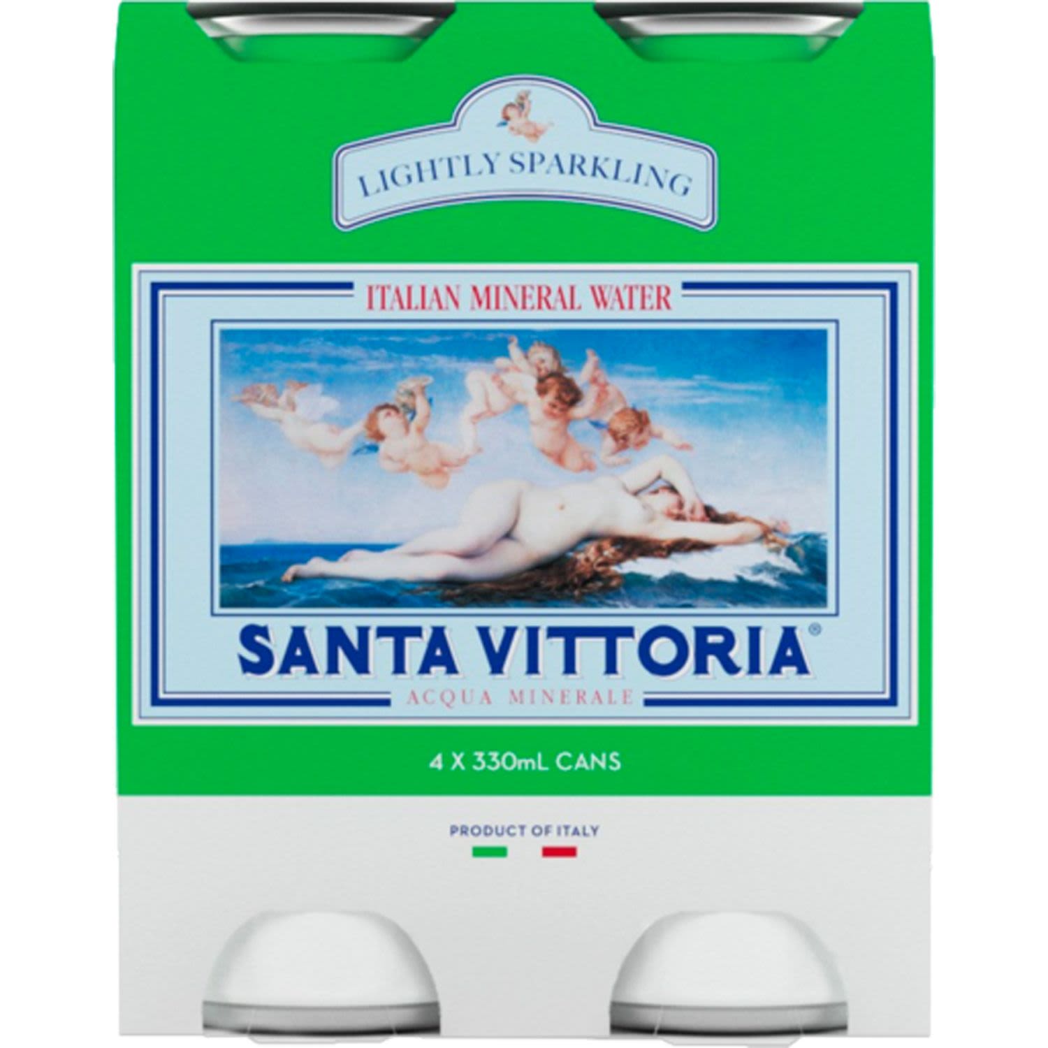 Santa Vittoria Mineral Water Sparkling Water, 4 Each