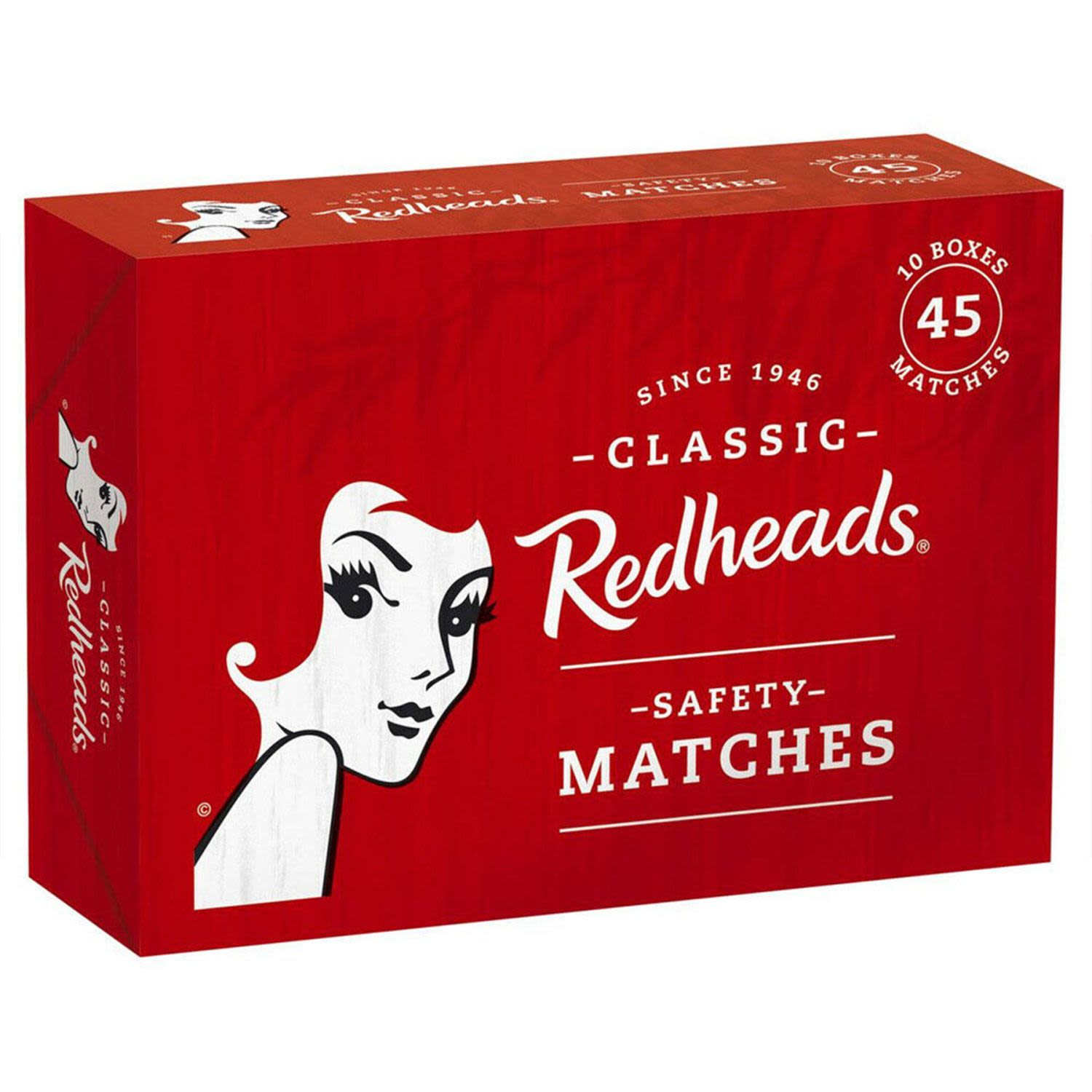 Redhead Safety Matches, 10 Each