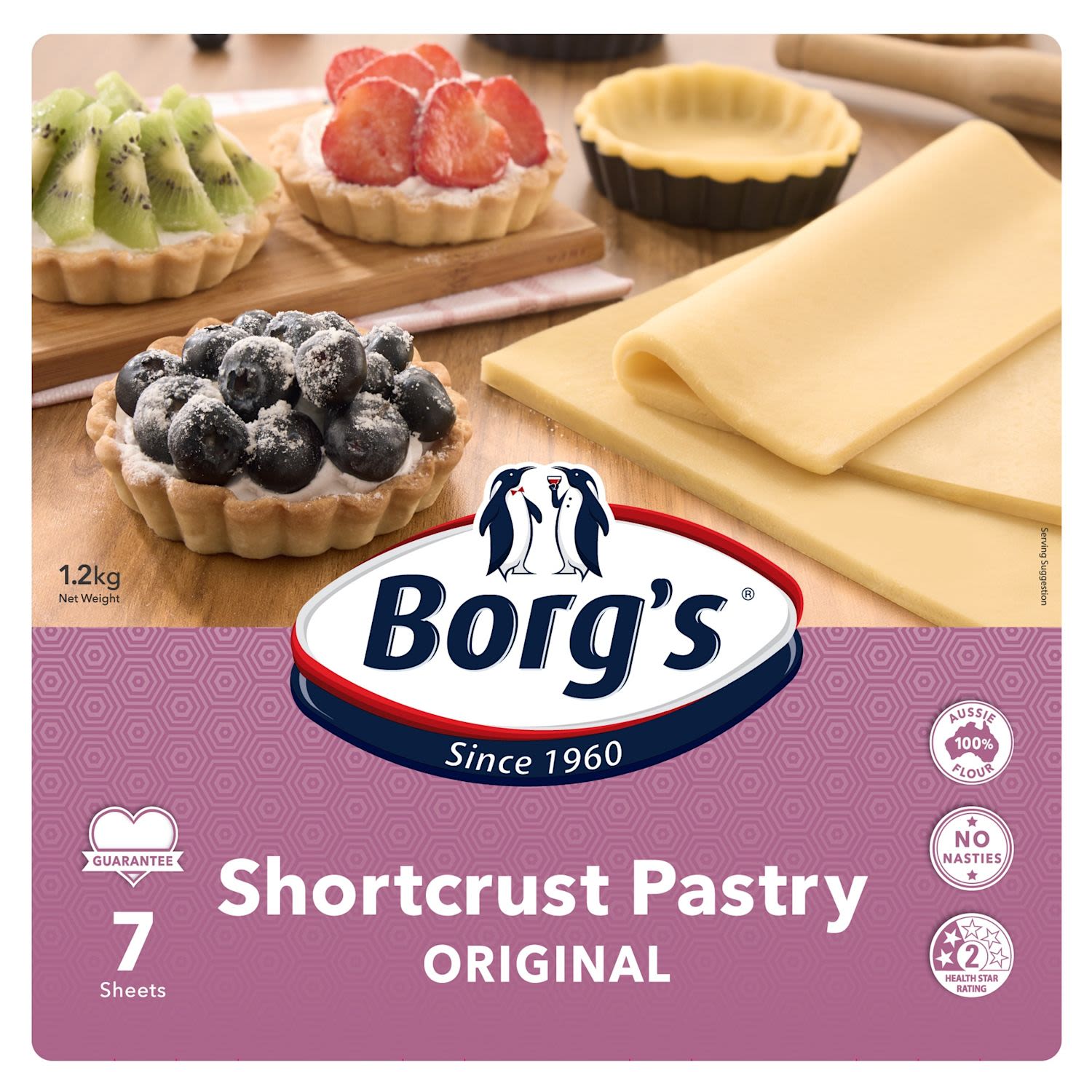 Borg's Shortcrust Pastry Sheets