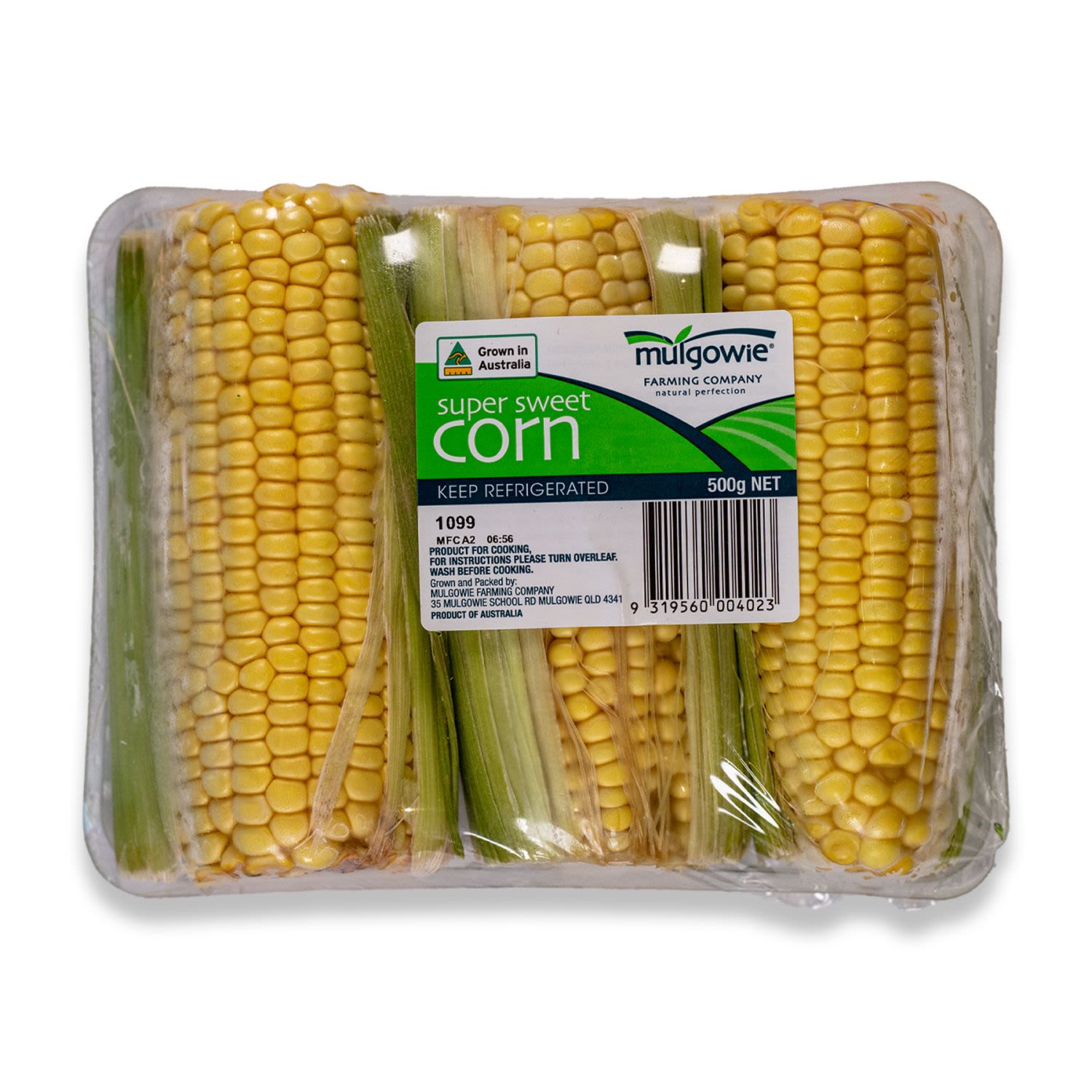 Sweet Corn Prepack 500 grams, 1 Each