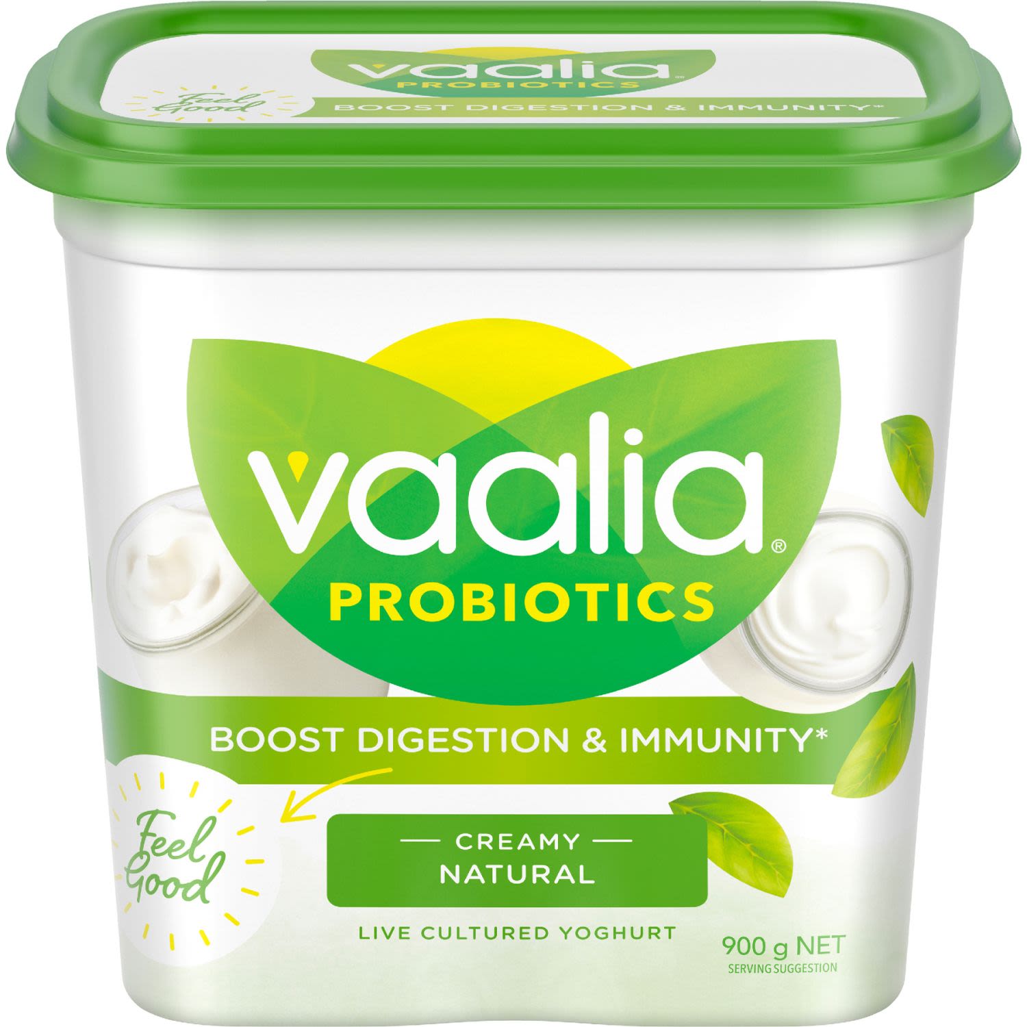 Vaalia Probiotic Yoghurt Natural, 900 Gram
