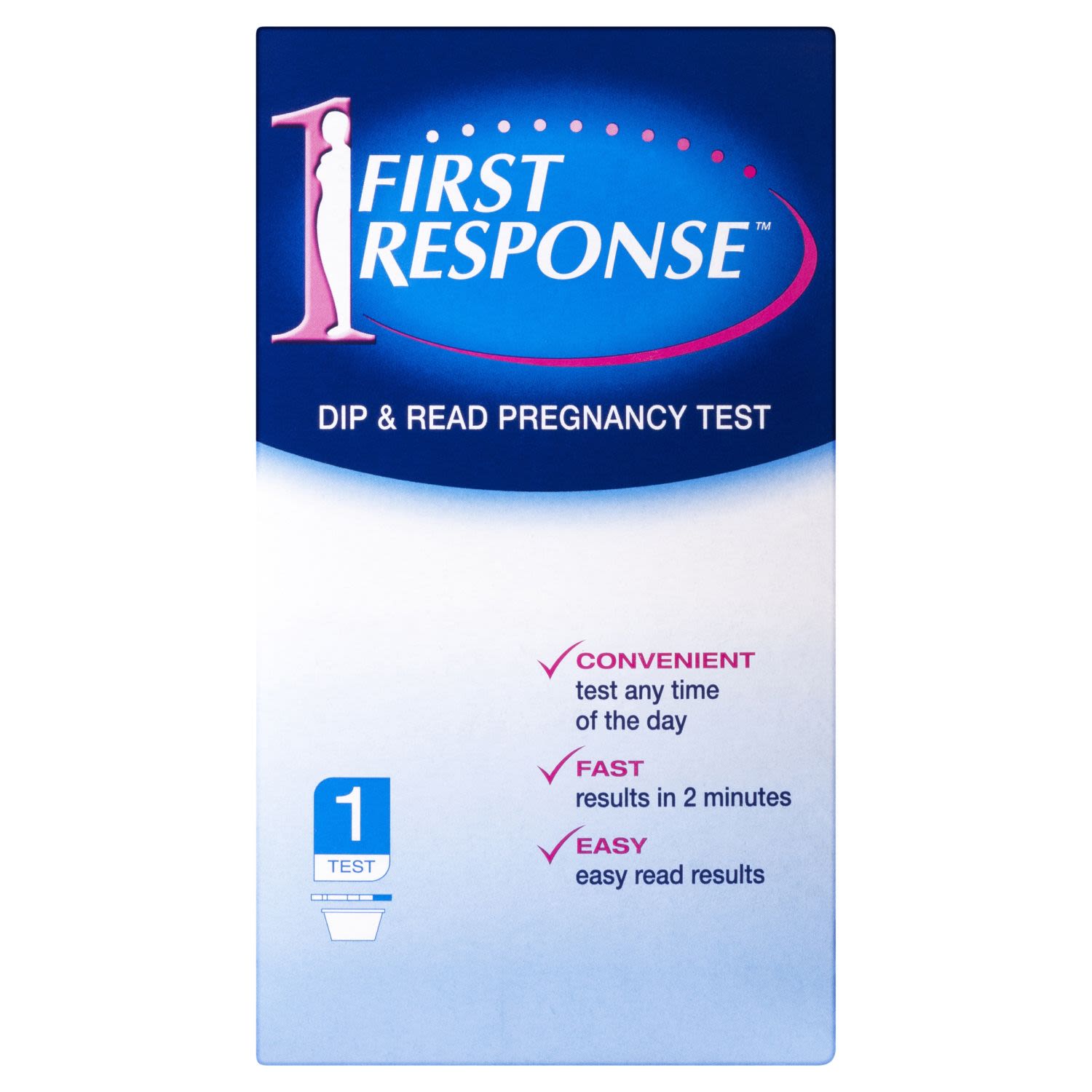 First Response Dip & Read Pregnancy Test, 1 Each