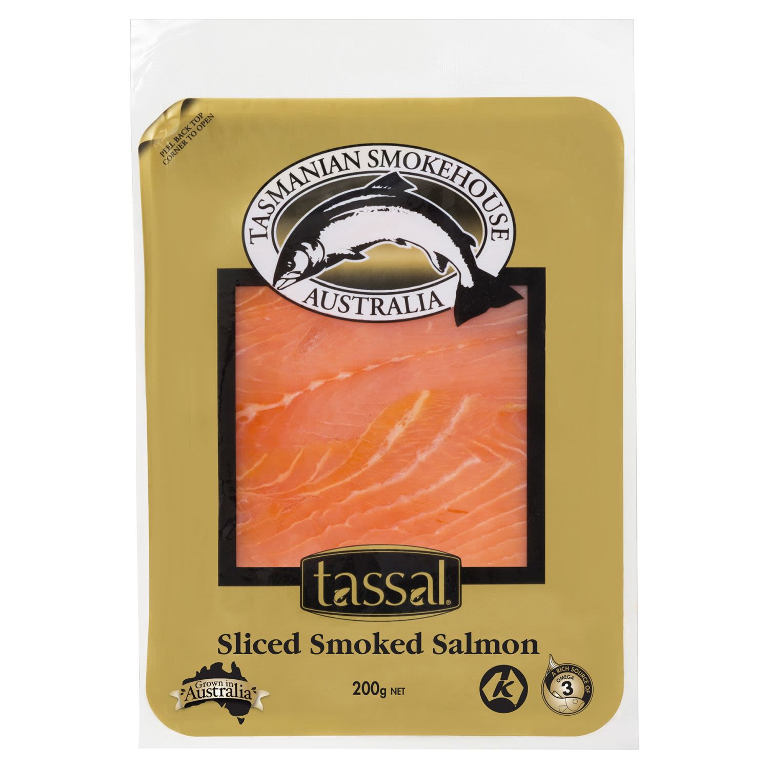Tassal Tasmanian Smoked Salmon Slices, 200 Gram