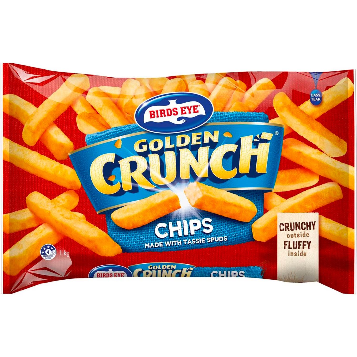 Birds Eye Golden Crunch Straight Cut Chips, 1 Kilogram